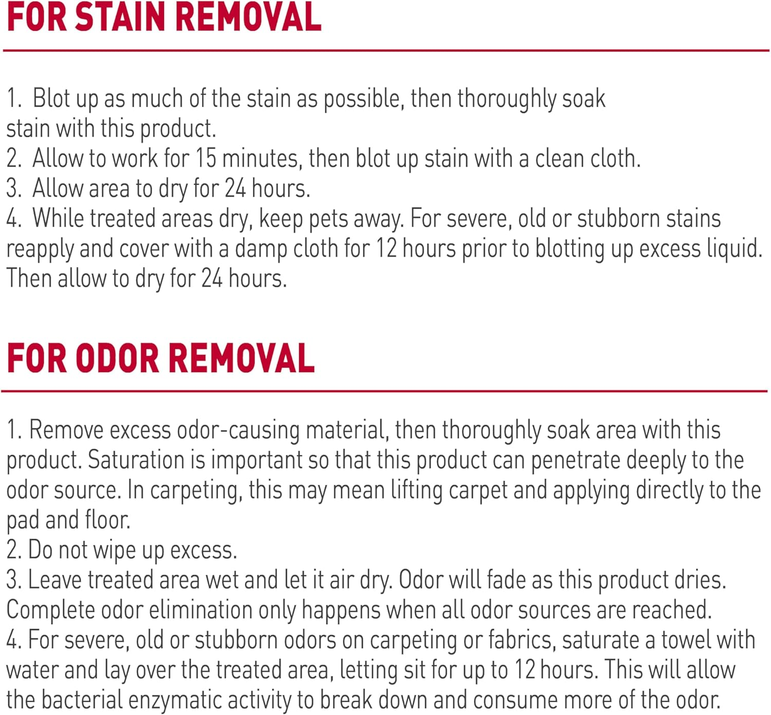 Nature'S Miracle Dog Stain & Odour Remover, Enzyme Cleaner for Easy Removal of Pollution, Odour Neutraliser with Melon Fragrance, 946 Ml image number 5