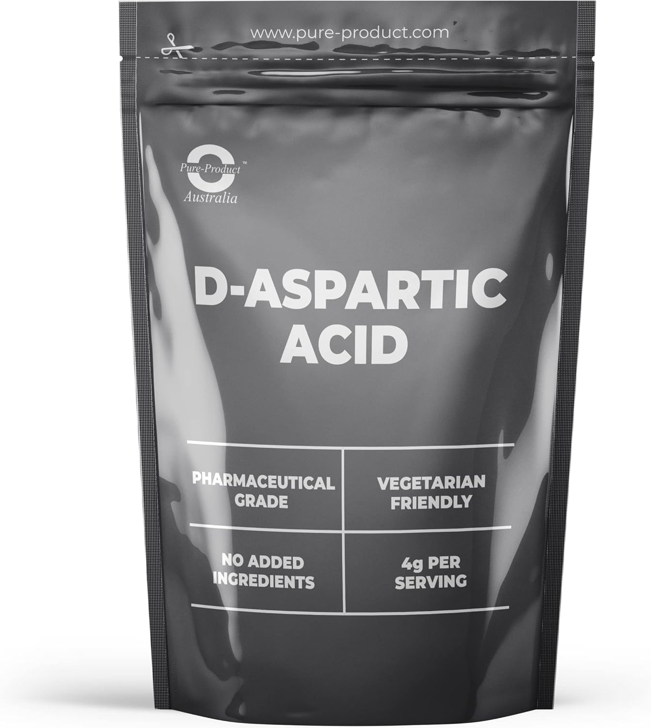 Pure Product Australia PURE D-ASPARTIC ACID POWDER DAA TESTOSTERONE BOOSTER (1KG) image number 2
