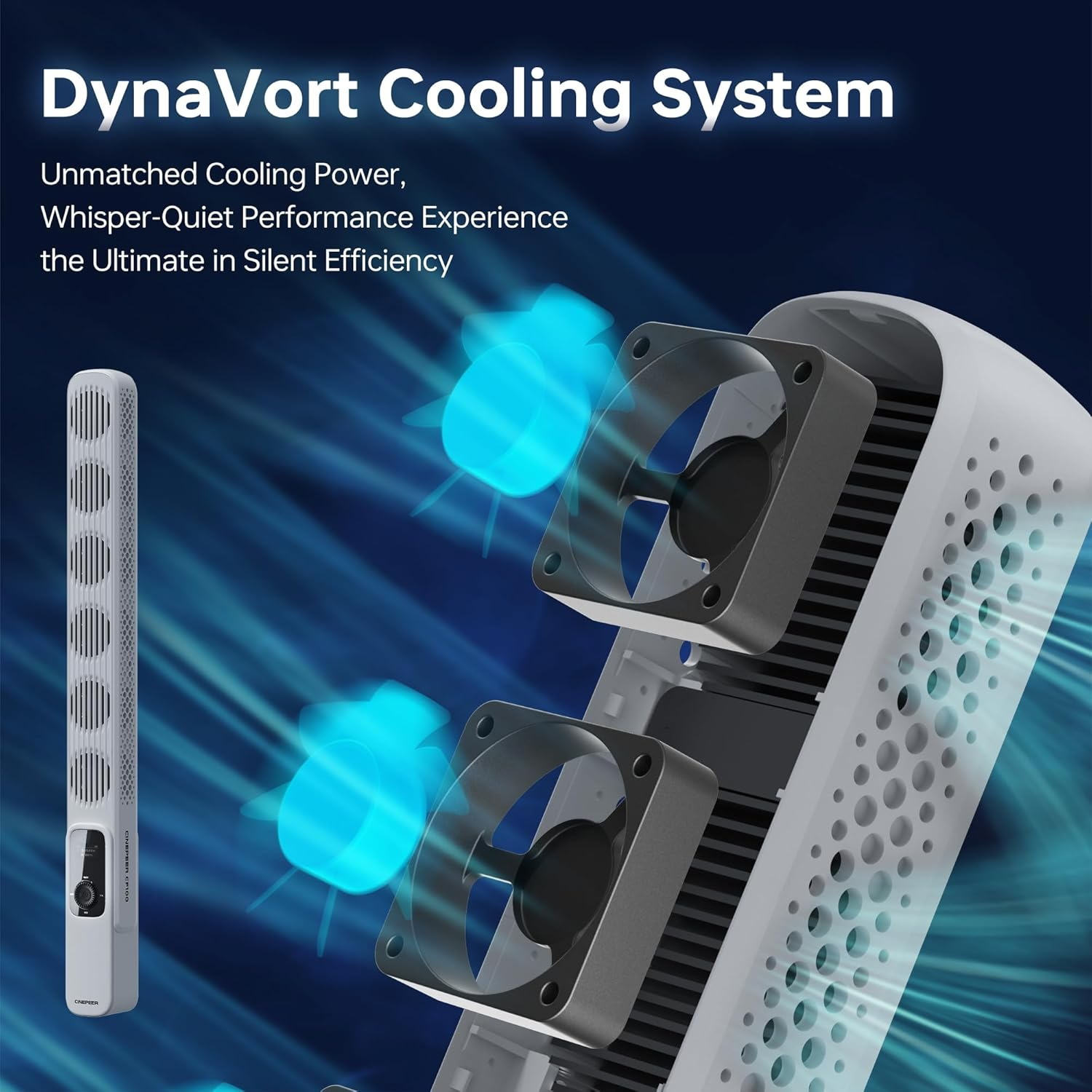 ZHIYUN CINEPEER CF100 100W RGB Light Stick Handheld LED Video Light Wand 2700K-6500K CRI 96+ TLCI 98+ Portable Fill Light with 6 Light Effect Continuous Output Lighting Photography Tube Lighting Combo image number 4