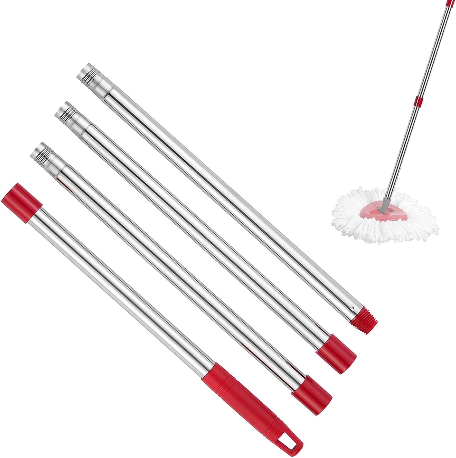 PHMING Telescopic Pole with Handle, Telescopic Pole Window Cleaning, 4 Sections Telescopic Poles, Total Length after Connection up to 148 Cm, for Home, School, Hotel image number 3