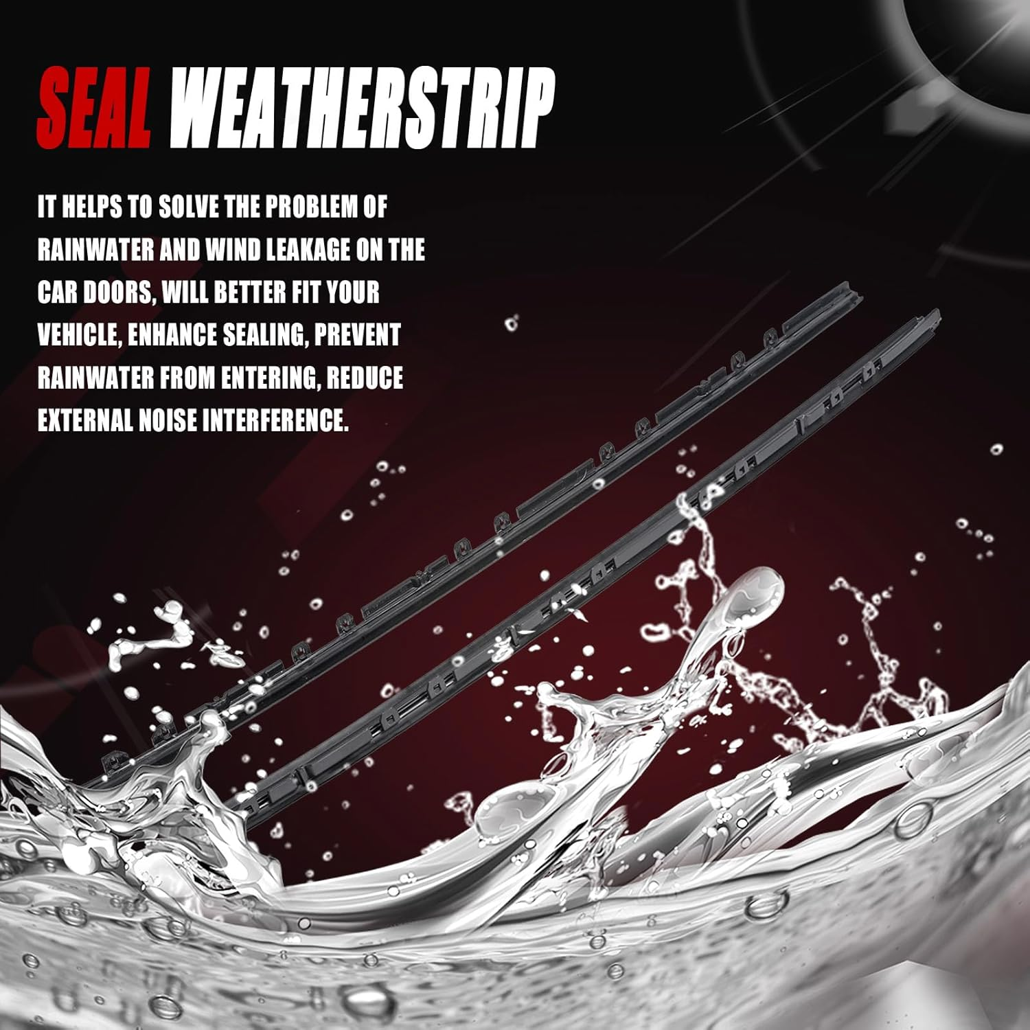 Dtomi Front Driver & Passenger Side Windshield Moulding Kit Automotive Replacement Parts Compatible with Lexus Vehicle GX460 Land Cruiser Prado 2010-2022 Replace# 75536-60010 75535-60020 75545-53011 image number 6