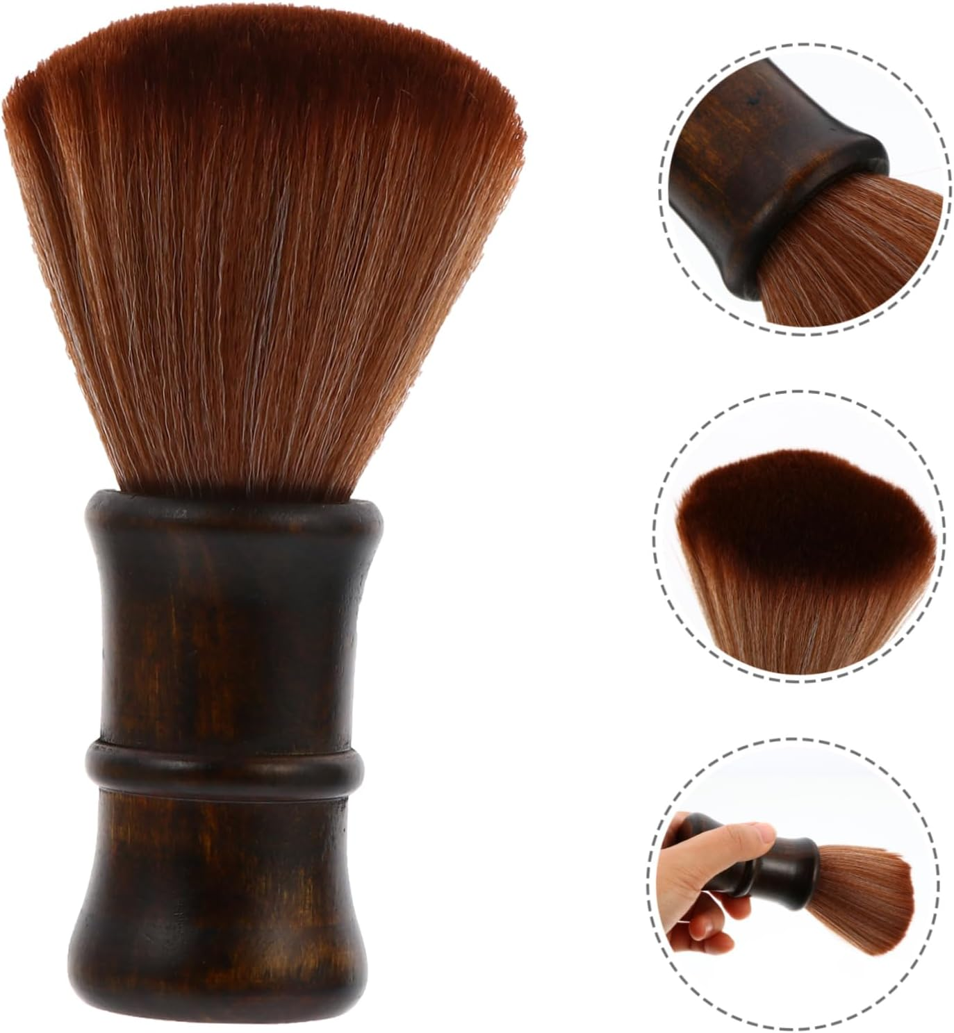 Ipetboom 3Pcs Travel Hair Brush Cleaning Barber Easy to Clean Comfortable for Stylists