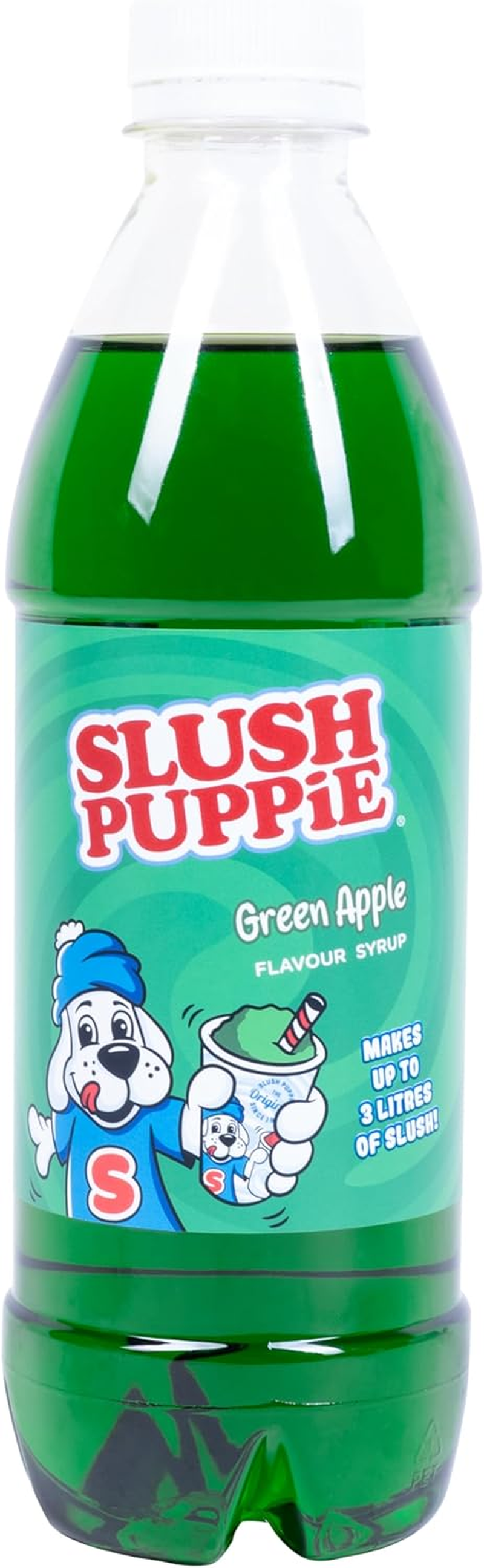 Slush Puppie Green Apple Syrup 500Ml - Authentic Tangy Green Apple Flavour, Ideal for Slush Puppie Machines & Making Cups, Makes 3 Litres of Icy Drinks, Great for Parties & Hot Days! image number 4