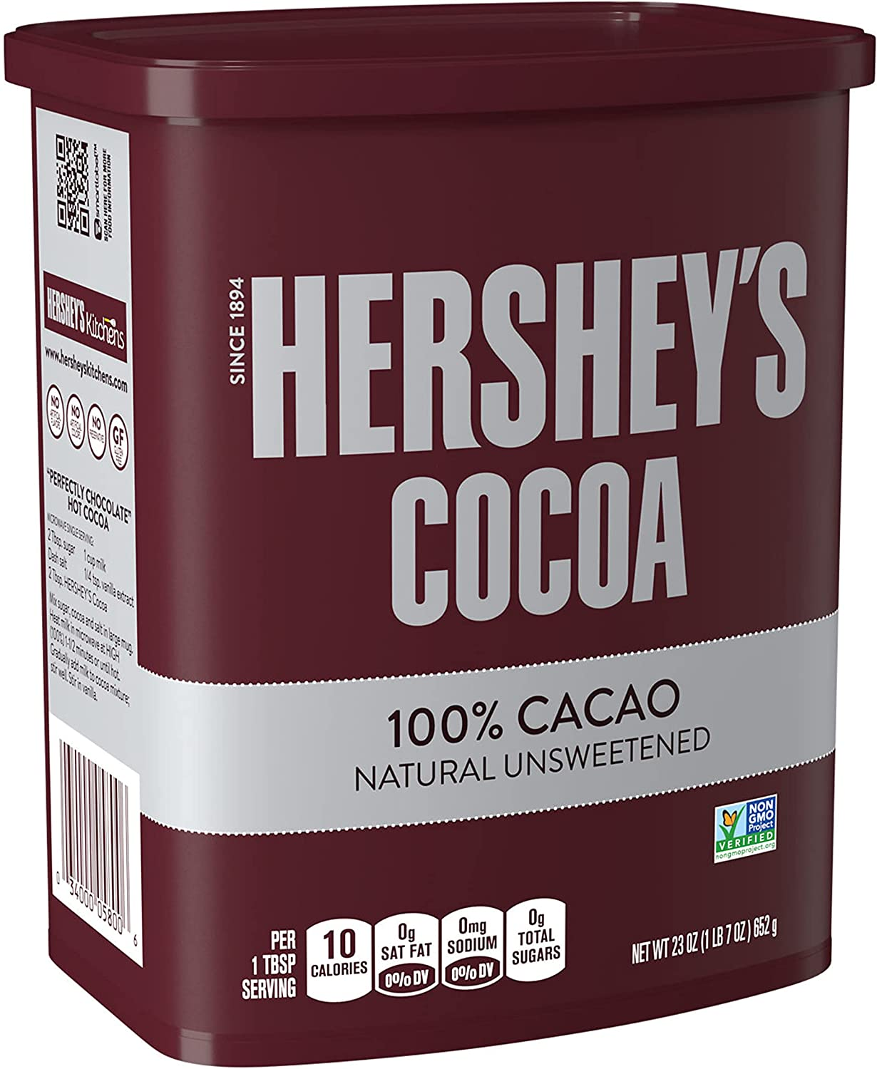 Hershey Natural Unsweetened Cocoa, 650G image number 6