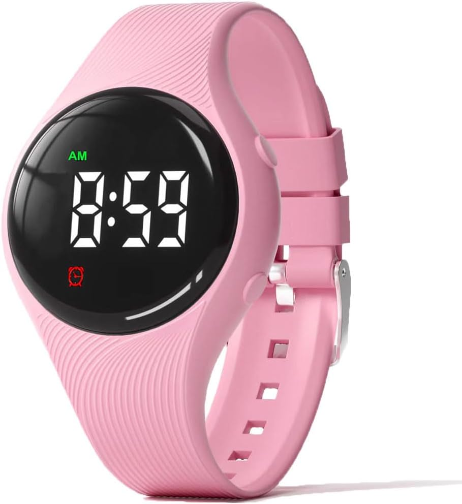 E-Vibra Potty Training Watch - Water Resistant Silent Vibrating Watch - Rechargeable Medical Reminder Watch - with Alarm and Lock Screen