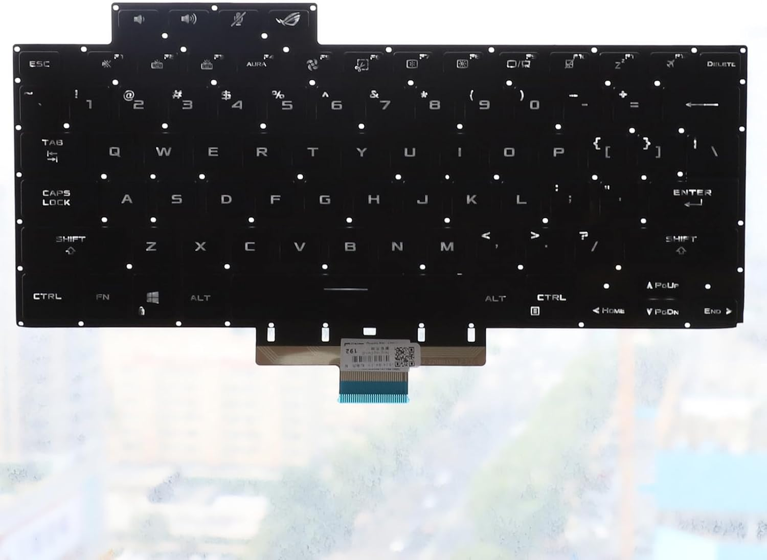 Replacement Backlit Keyboard for ASUS ROG G15 GA503 GA503Q GA503QS GA503QR GA503QM Zephyrus M16 GU603 GU603H GU603Z Laptop, US Layout Backlight Keyboard, Black image number 1