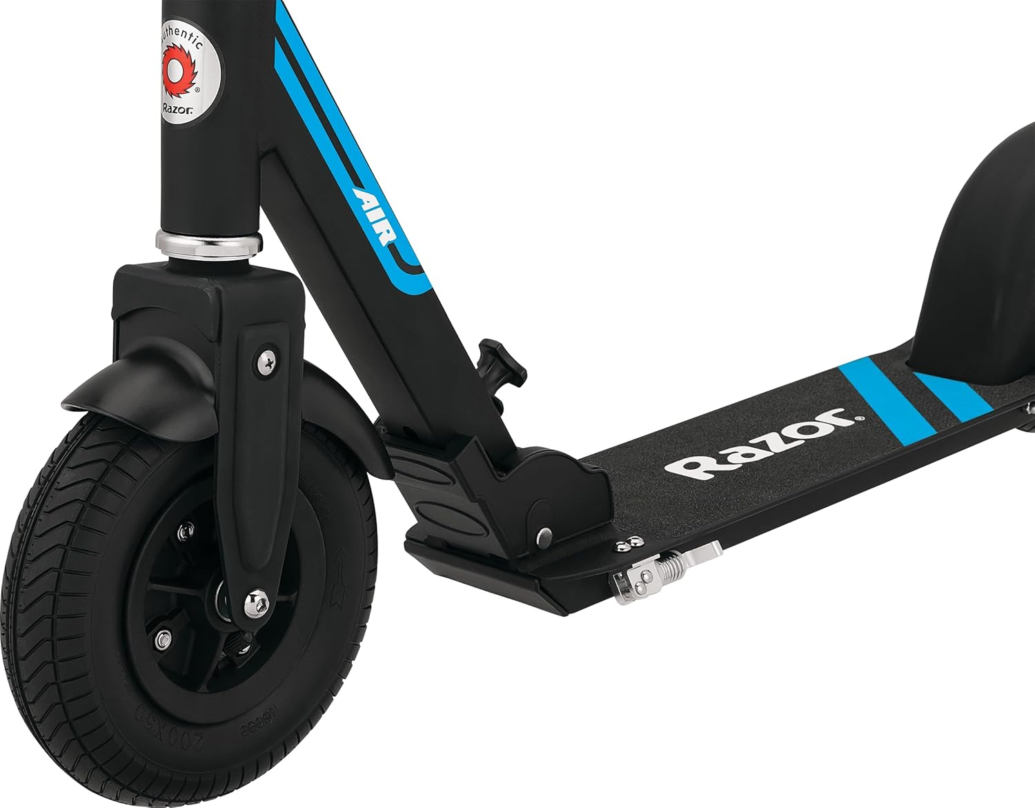 Razor A5 Air Kick Scooter for Kids Ages 8+ - Extra-Long Deck, 8" Pneumatic Rubber Wheels, Foldable, Anti-Rattle Handlebars, for Riders up to 220 Lbs image number 2