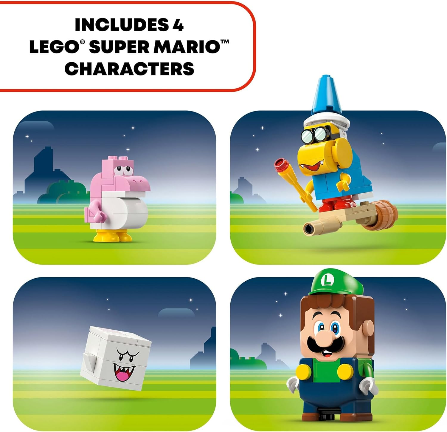 LEGO Super Mario Adventures with Interactive Luigi Toy for 6 plus Year Old Boys & Girls, Building Set with a Pink Baby Yoshi Figure, Creative Kids' Toys for Gaming Fans 71440 image number 6