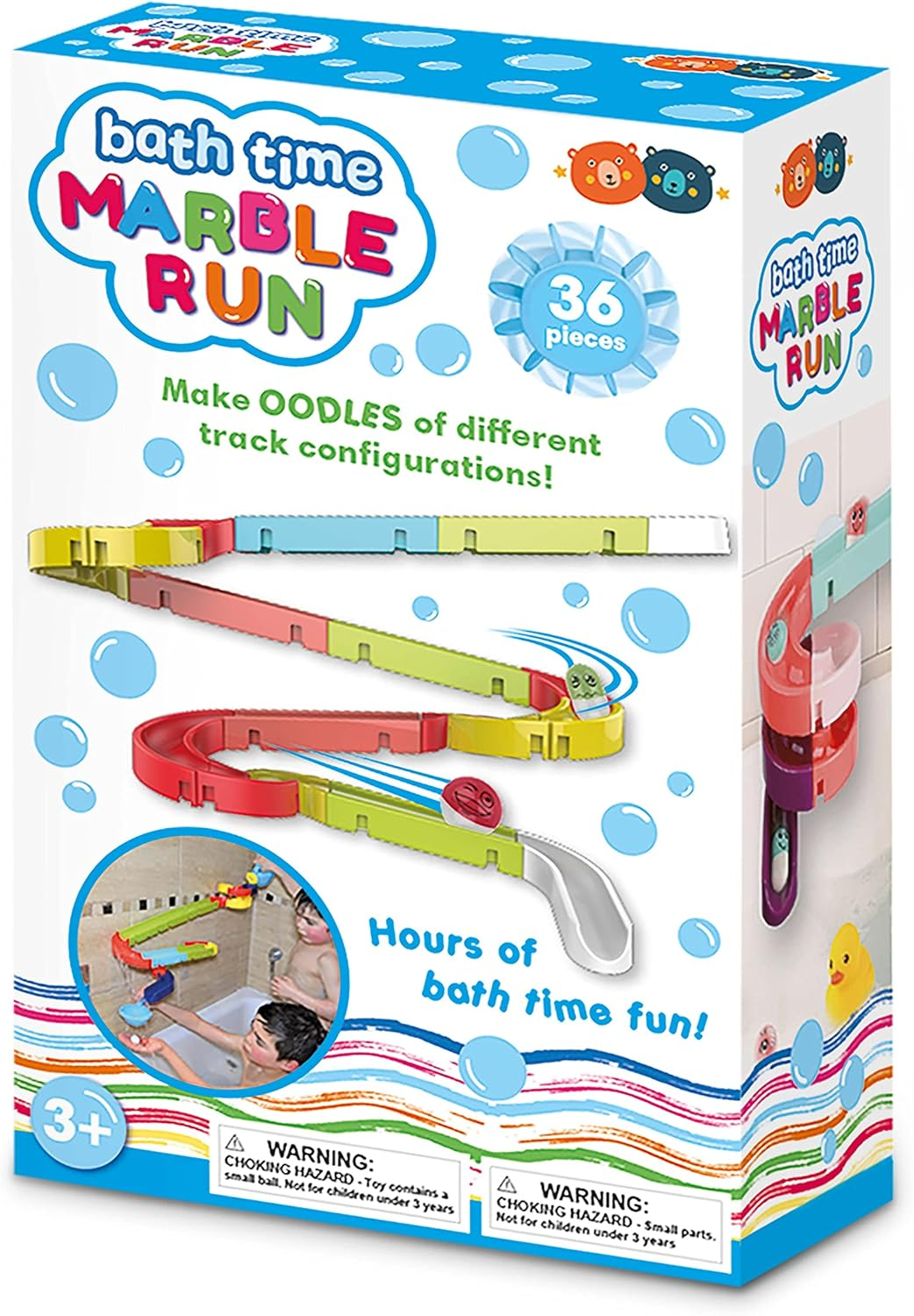 Buddy & Barney Bath Time Marble Run Bath Toy image number 2