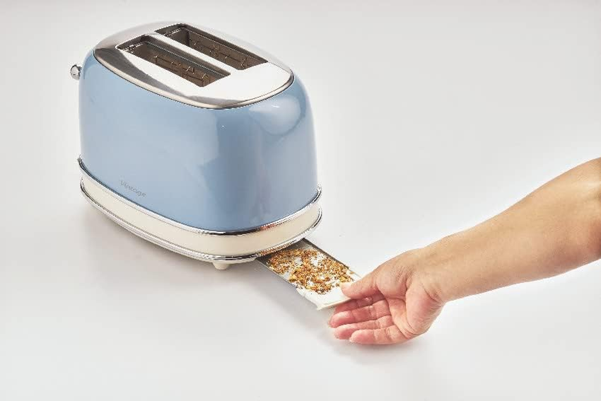 Ariete Vintage Series 2-Slice Toaster - Blue image number 6