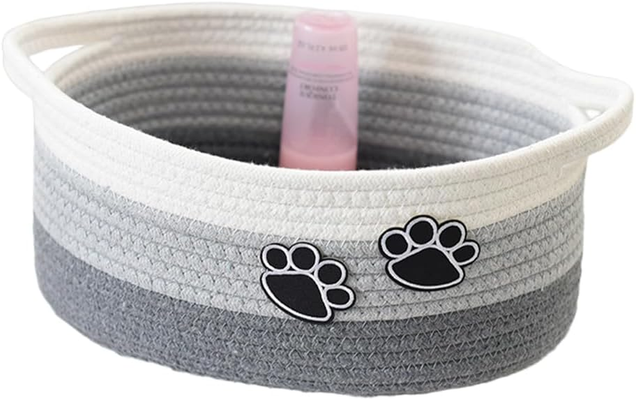 Woven Cotton Rope Basket, Multi-Purpose Storage Basketry, Eco-Friendly Laundry Organizer, Breathable & Durable for Home & Nursery image number 4