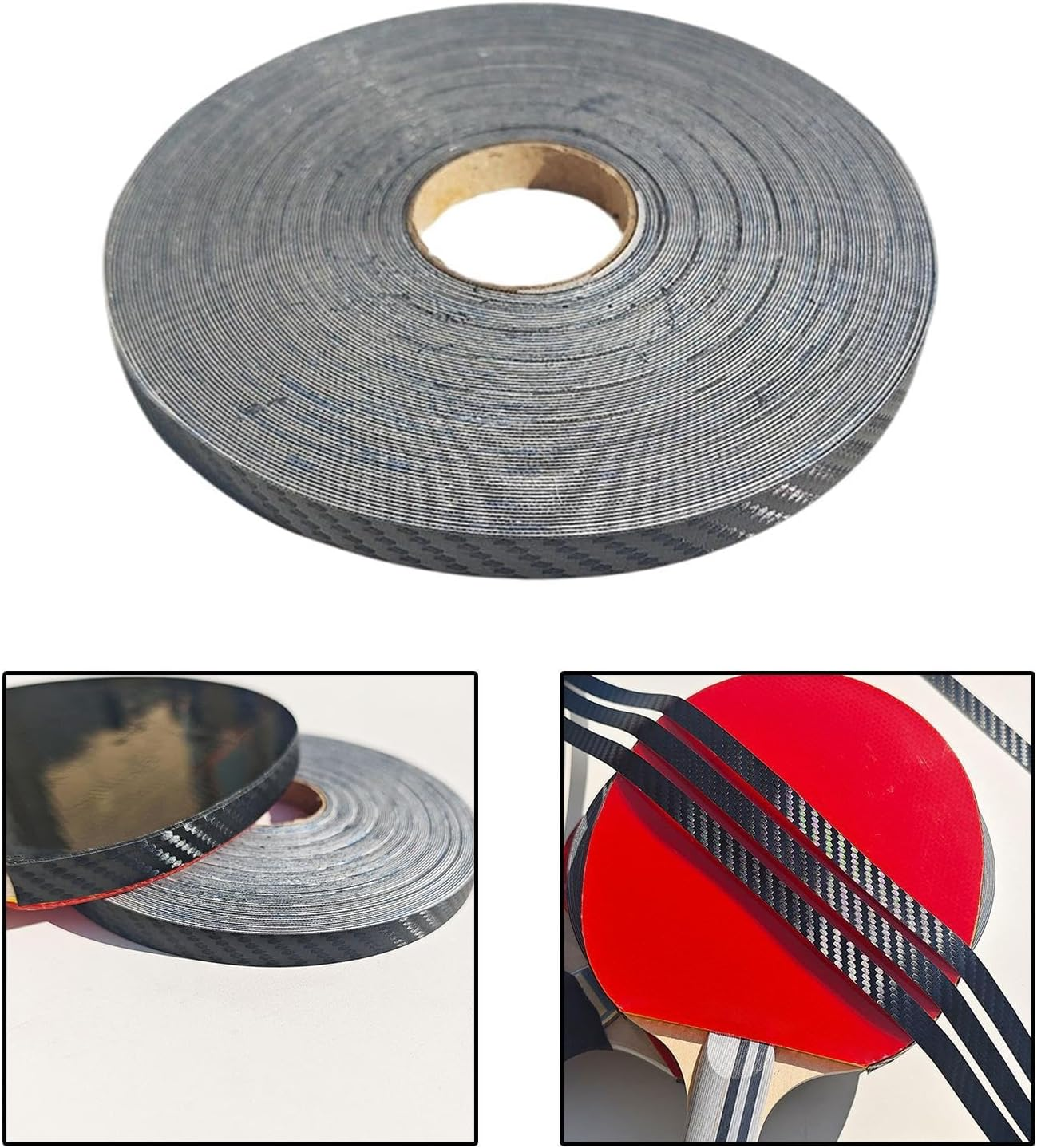 Perfeclan Table Tennis Racket Edge Tape Edge Protection Strip Men Women Side Tape Protector Protect the Edges of Your Rubber and Blade image number 4