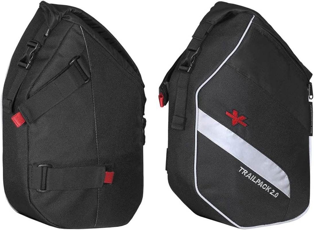 Viaterra Royal Enfield Himalayan 411 Accessories (Model 2021-) |100% Waterproof Front Frame Motorcycle Bags (Set of 2) I Suitable for Tours & Trail Rides image number 2