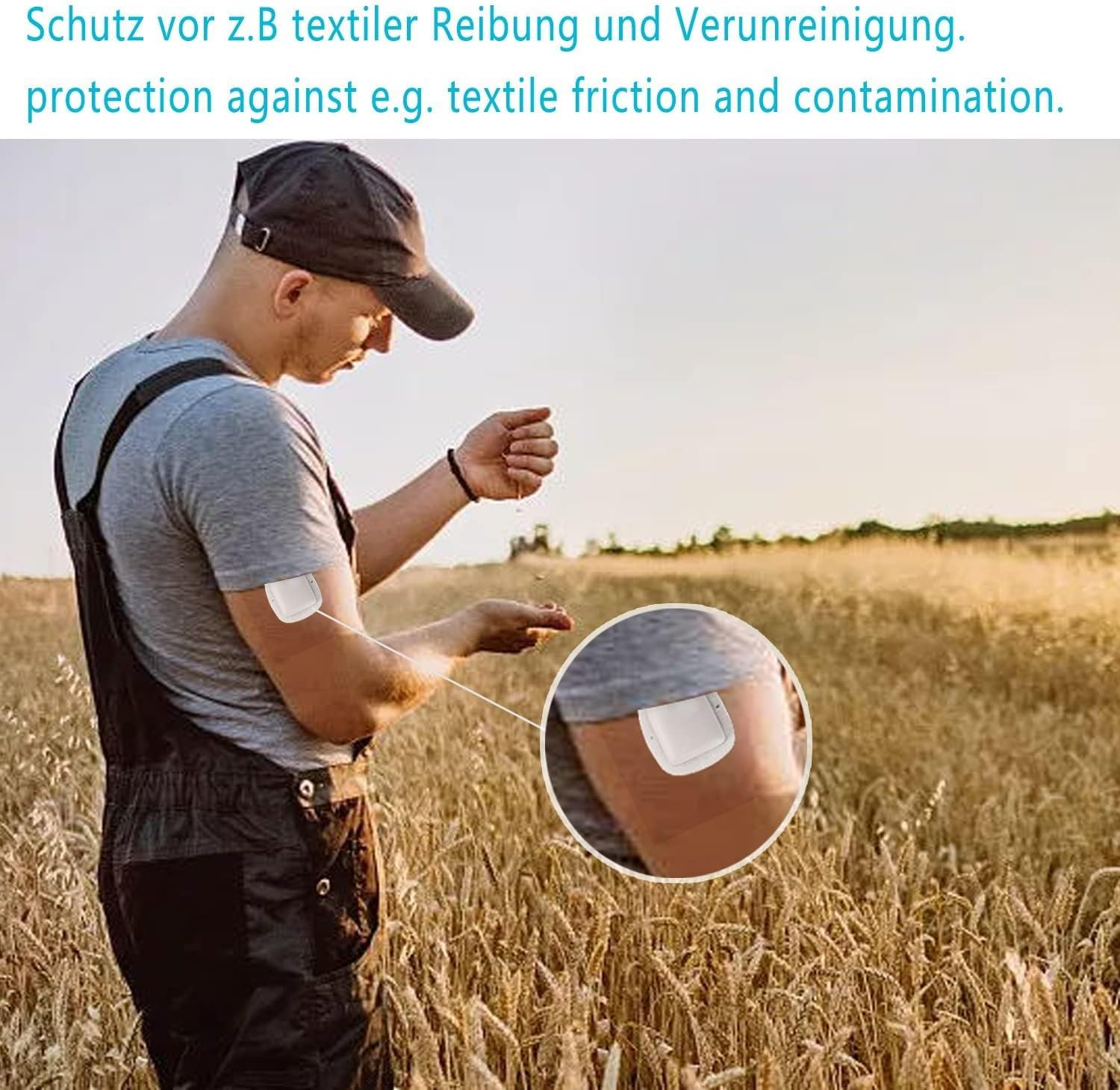 Omnipod Adhesive Patches, 40 Pack Waterproof & Breathable Patches for Omnipod 5 and Dash, Premium Transparent Overpatch for Omnipod Sensor, Hypoallergenic CGM Tape, Pre-Cut Adhesive Patch - GTAGKOMMEN image number 4