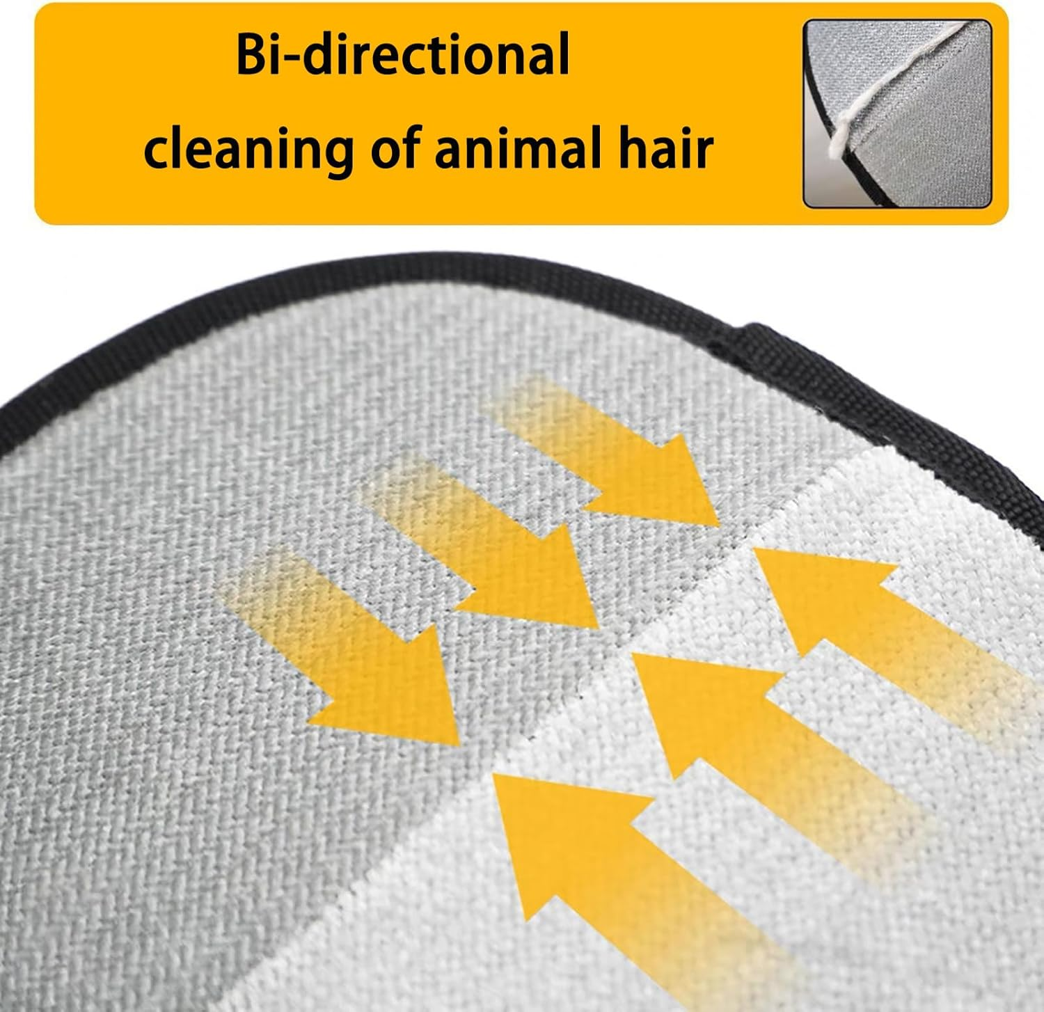 Pack of 2 Fur Magnets, Fur Magnet Gloves, Cat Hair, Pet Gloves, Pet Hair Gloves for Cleaning Clothes and Furniture, for Cats and Dogs image number 4