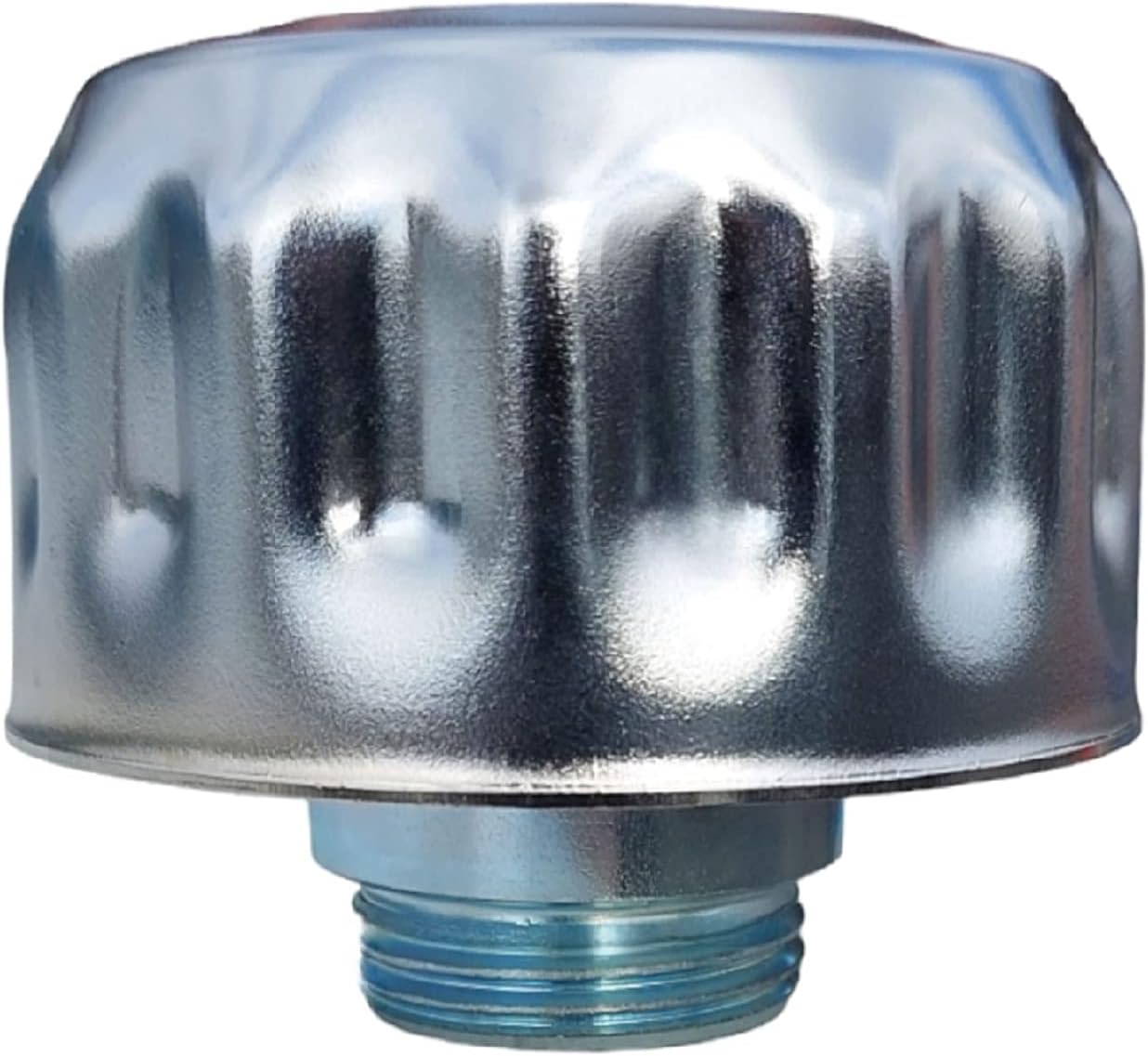 Hydraulic Oil and Fuel Filler Metal Vent Breather Cap for Reservoir Tank (With Strainer, BSP 1 in Threaded, Chrome Plated) image number 5