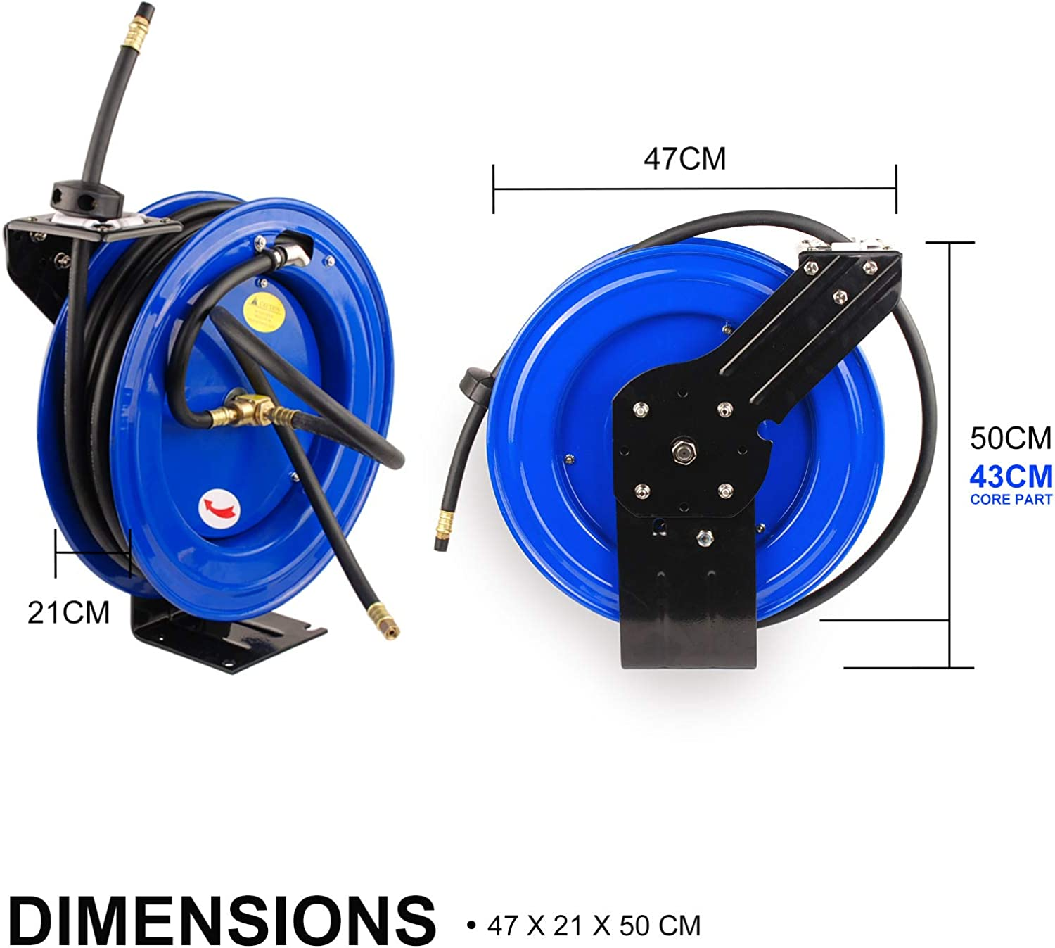 Dynamic Power Air Hose Reel 15M image number 2
