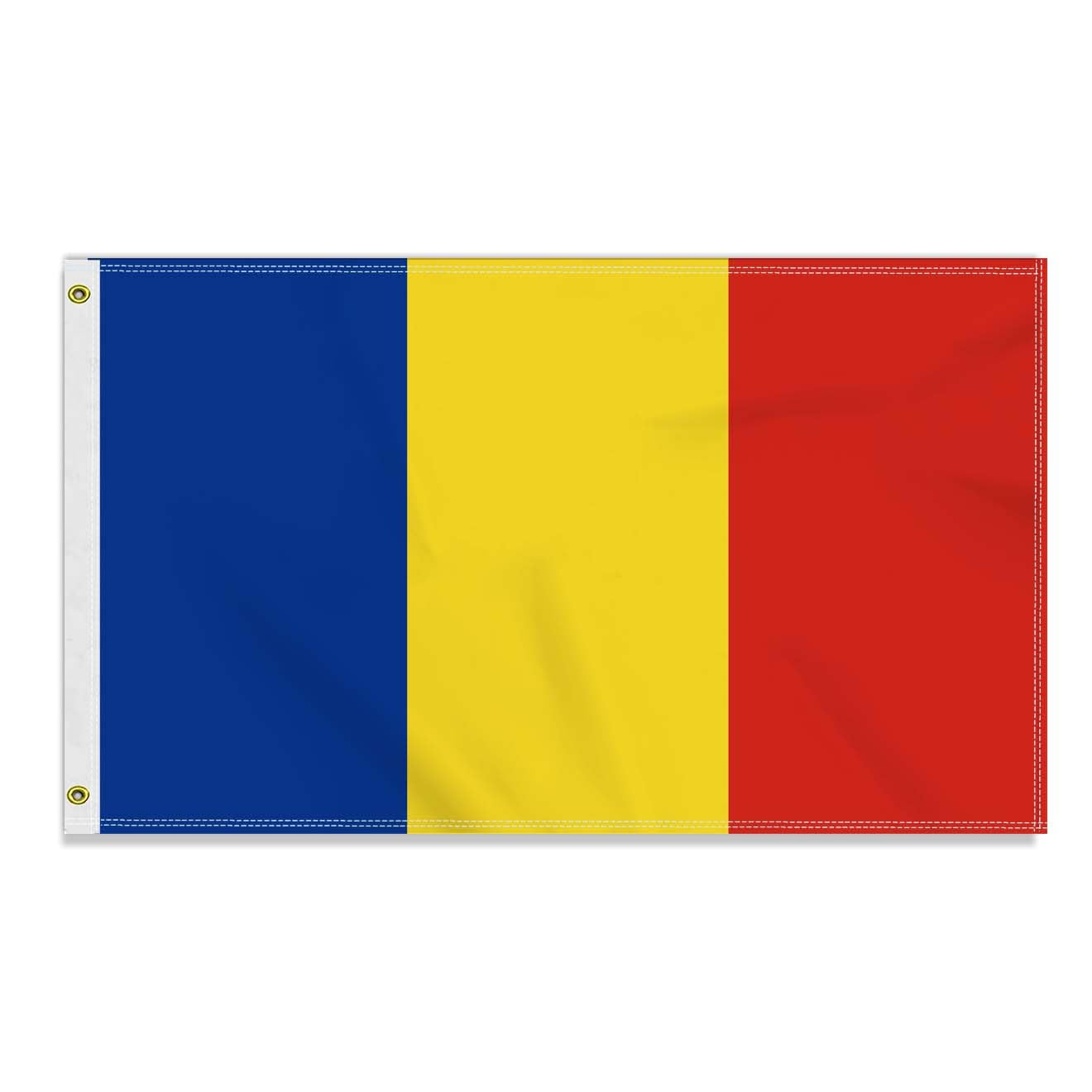 Large 3&times;5 FT Romania Flag, Big Romanian100D National Outdoor Banner,Decorgarden with Brass Gromment image number 4