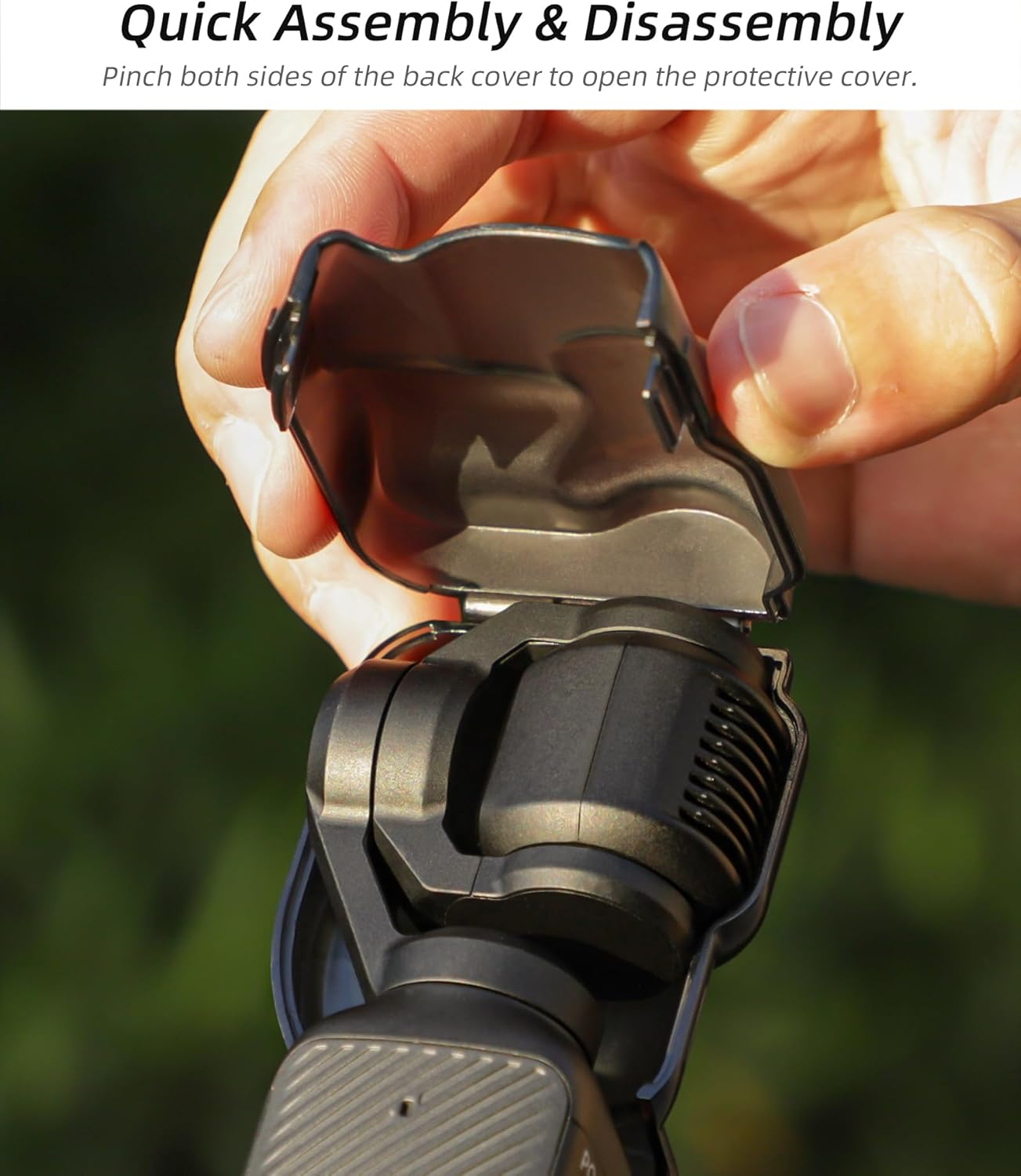 Pocket 3 Protective Case Cover for DJI Osmo Pocket 3, Gimbal Protector Lens Screen Protective Cover for DJI Osmo Pocket 3 Accessories image number 1