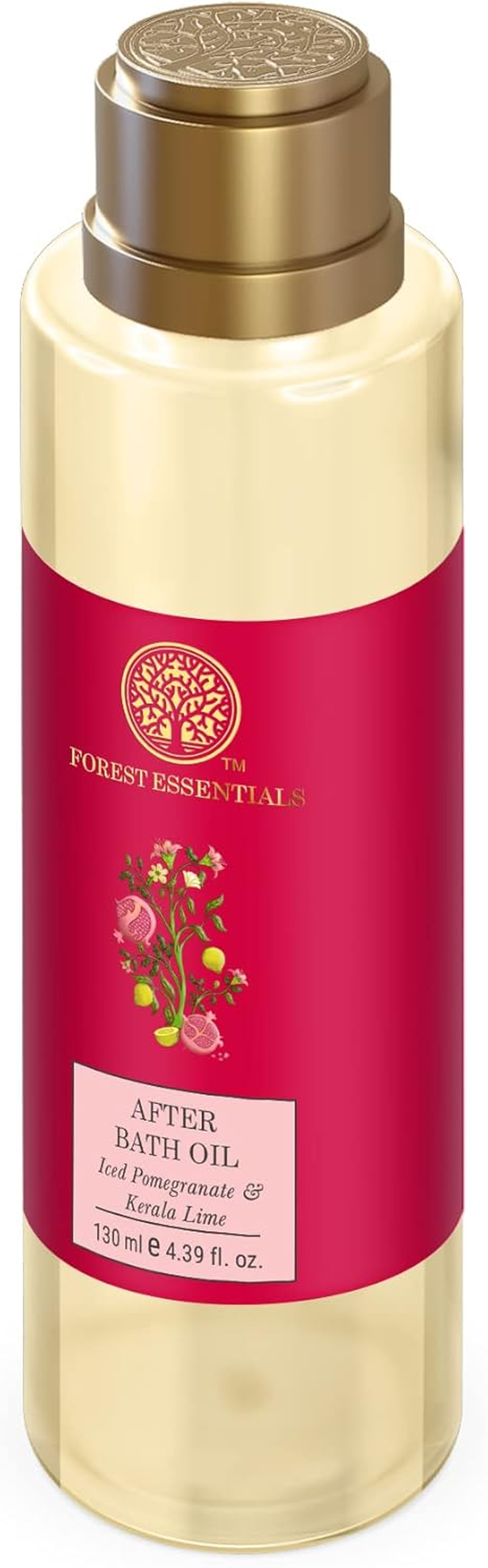 Forest Essentials after Bath Oil Iced Pomegranate & Kerala Lime 130Ml (Body Oil) image number 5