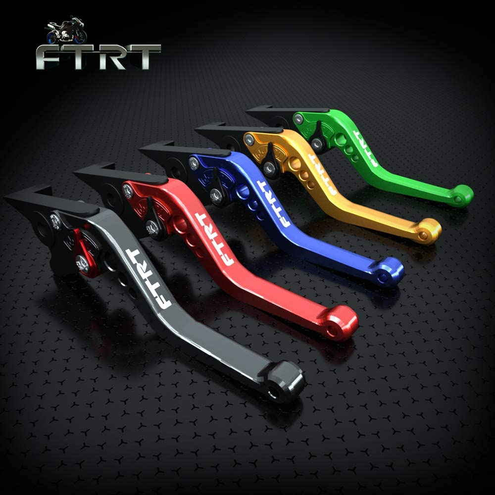 Short Brake Clutch Levers for NINJA 250R 08-12, NINJA 300R 13-17,Z300 13-17, Z250/SL 15-16,Z125 Pro 2017,KLX125/D-TRACKER125 10-16,KLX250/D-TRACKER 08-16,KLX150S 09-13 Black image number 1