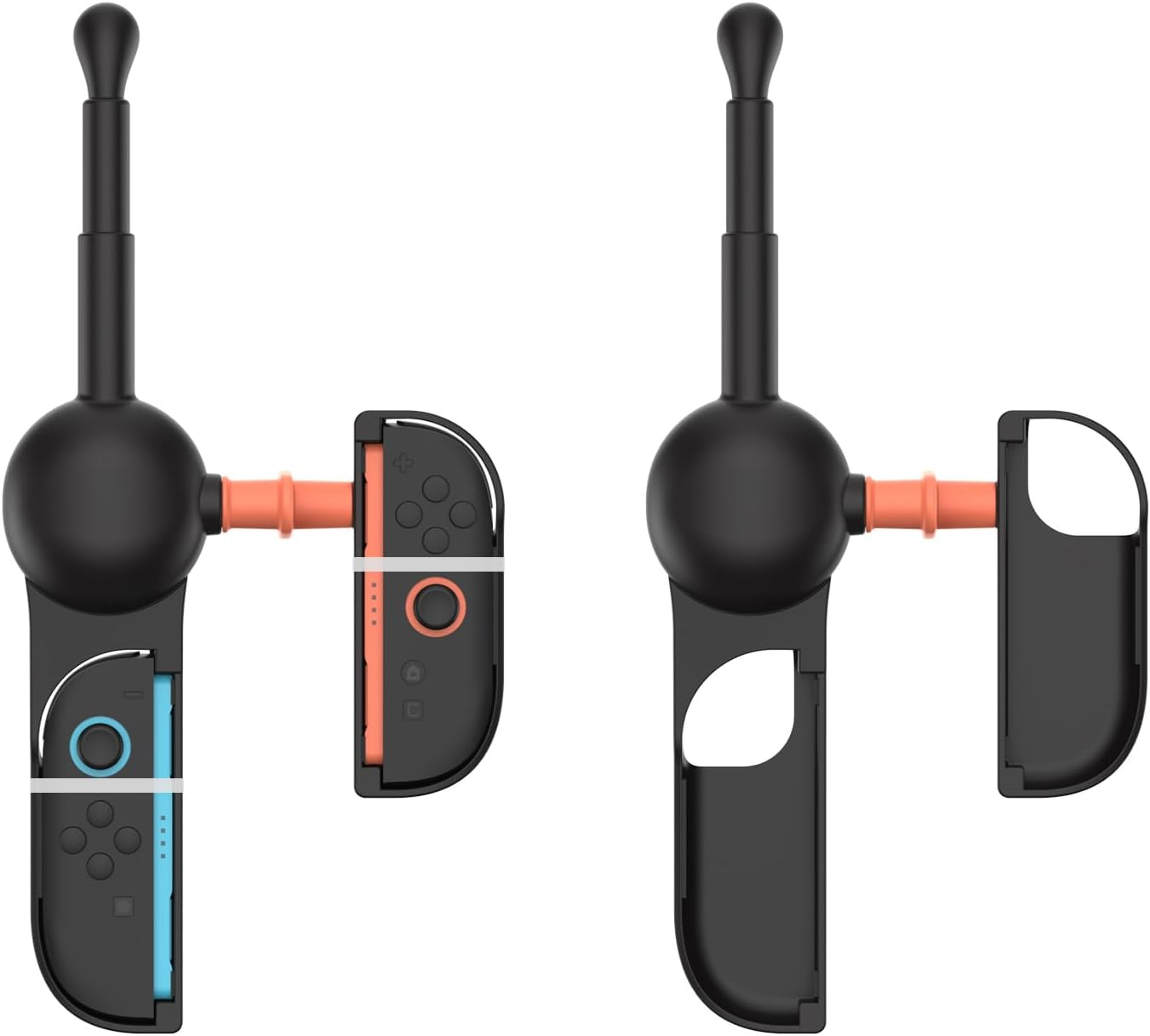 Fishing Rod - Realistic Fishing Game Accessory Compatible with Switch/Oled/Switch 2 Joyc On, Black image number 2