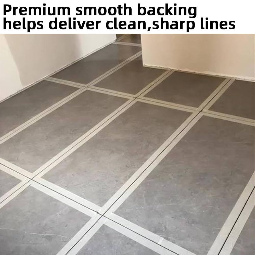 Skycabin 50Mmx50M White Masking Tape for General Painting,Strong Adhesive Painters Tape,Craft Tape,Labeling Tapes, Writable Crepe Paper Tape for Arts,Diy Crafts,School,Office,Home Projetcts image number 5