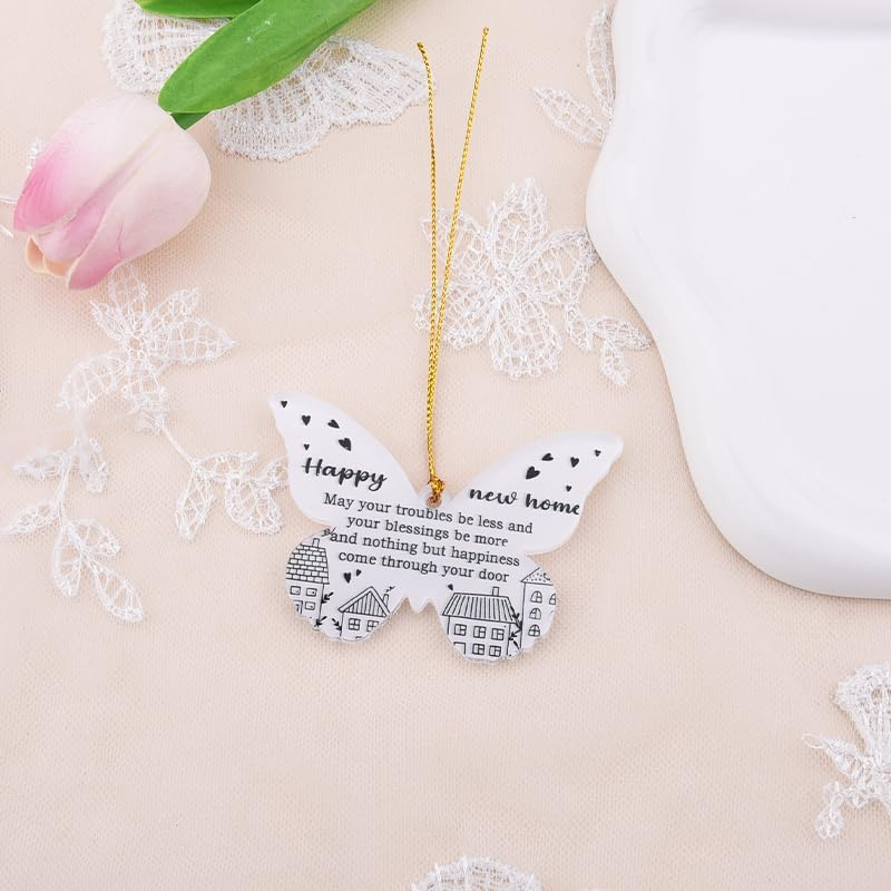 Happy New Home Ornament Housewarming Gifts for Couples Newlyweds New Apartment Christmas Ornament House Blessing Gifts Home Owners Gift Ideas Holiday Housewarming Ornament Gift House Warming Presents image number 6