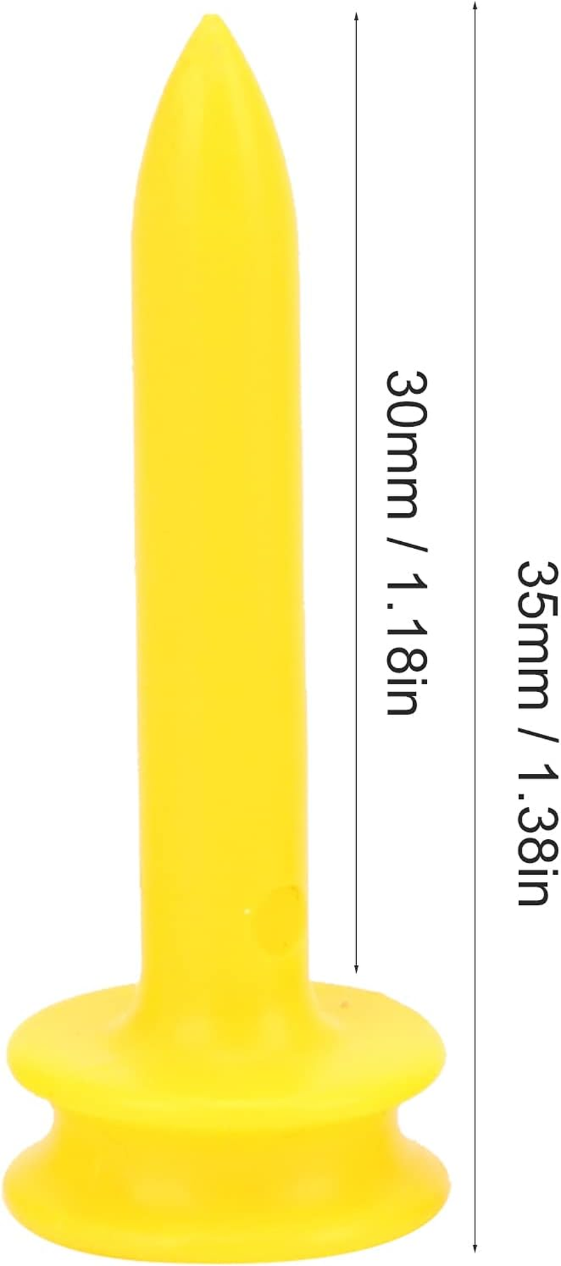 Plastic Golf Tees, Professional Bulk 100Pcs Unbreakable with Height Control Cushion Top Reusable Castle Design for Men and Women Outdoor Practice Nail Limit Pin Golfer Accessory image number 3