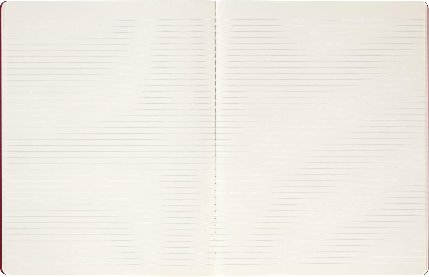 Moleskine Student Cahier Journals (Set of 2), Soft Cover, Ruled, XXL (8.5" X 11"), Cranberry Red, 120 Page image number 1