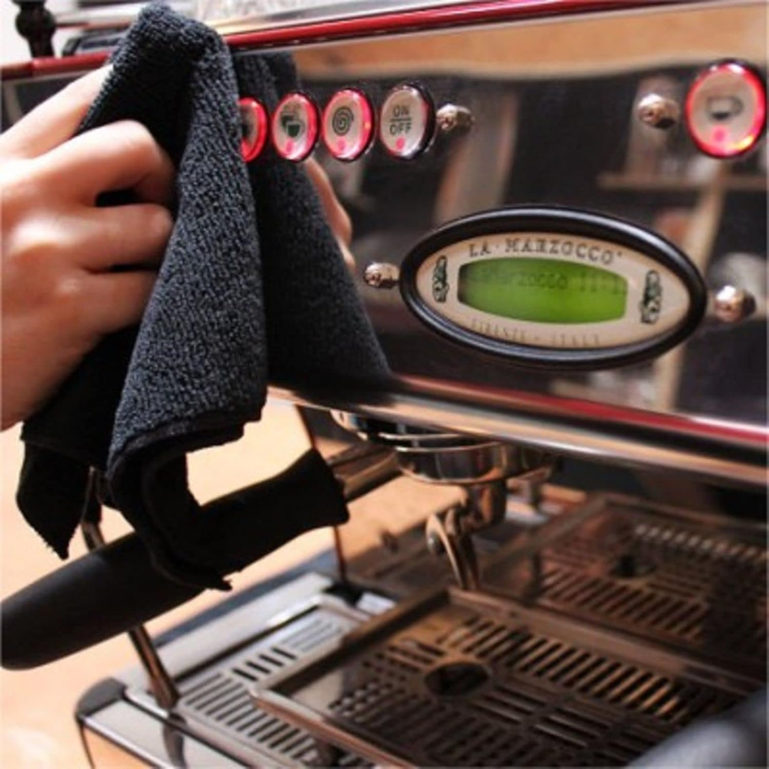 RHINOWARES Barista Cleaning Cloths Clean Espresso Cup Latte Cleaners Stream Wand image number 1