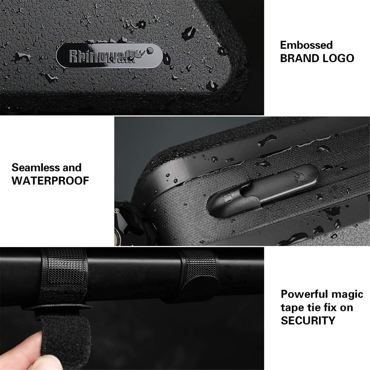 Rhinowalk Bike Top Tube Bag Waterproof and Stable Bicycle Frame Bag Professional Cycling Accessories image number 4