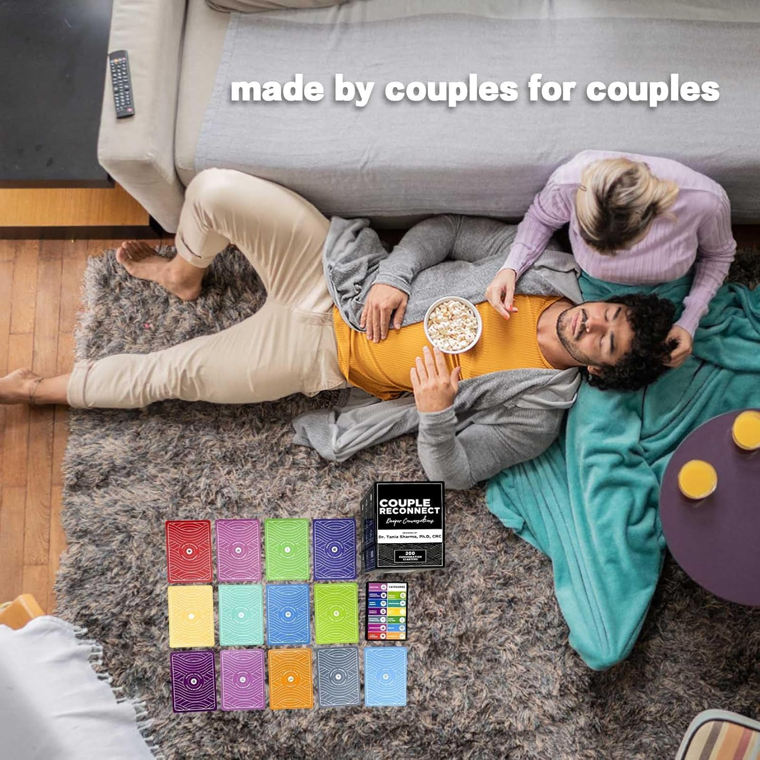 Couple Conversation Cards - 200 Deep Questions in 13 Topics, Relationship Card Game for Date Nights & Dinners, Marriage & Dating Couples Games to Strengthen Bonds image number 4