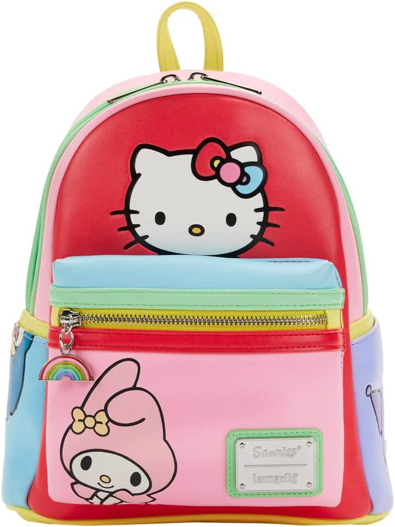 Loungefly - Hello Kitty - Hello Kitty and Friends Color Block Mini Backpack image number 4