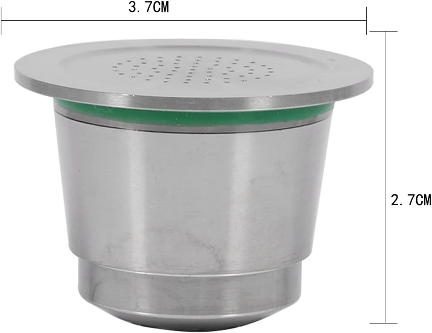 Refillable Coffee Capsule for Stainless Steel Reusable Capsule Coffee Pods with Spoon Reusable Capsules Suitable for Coffee Machines image number 6