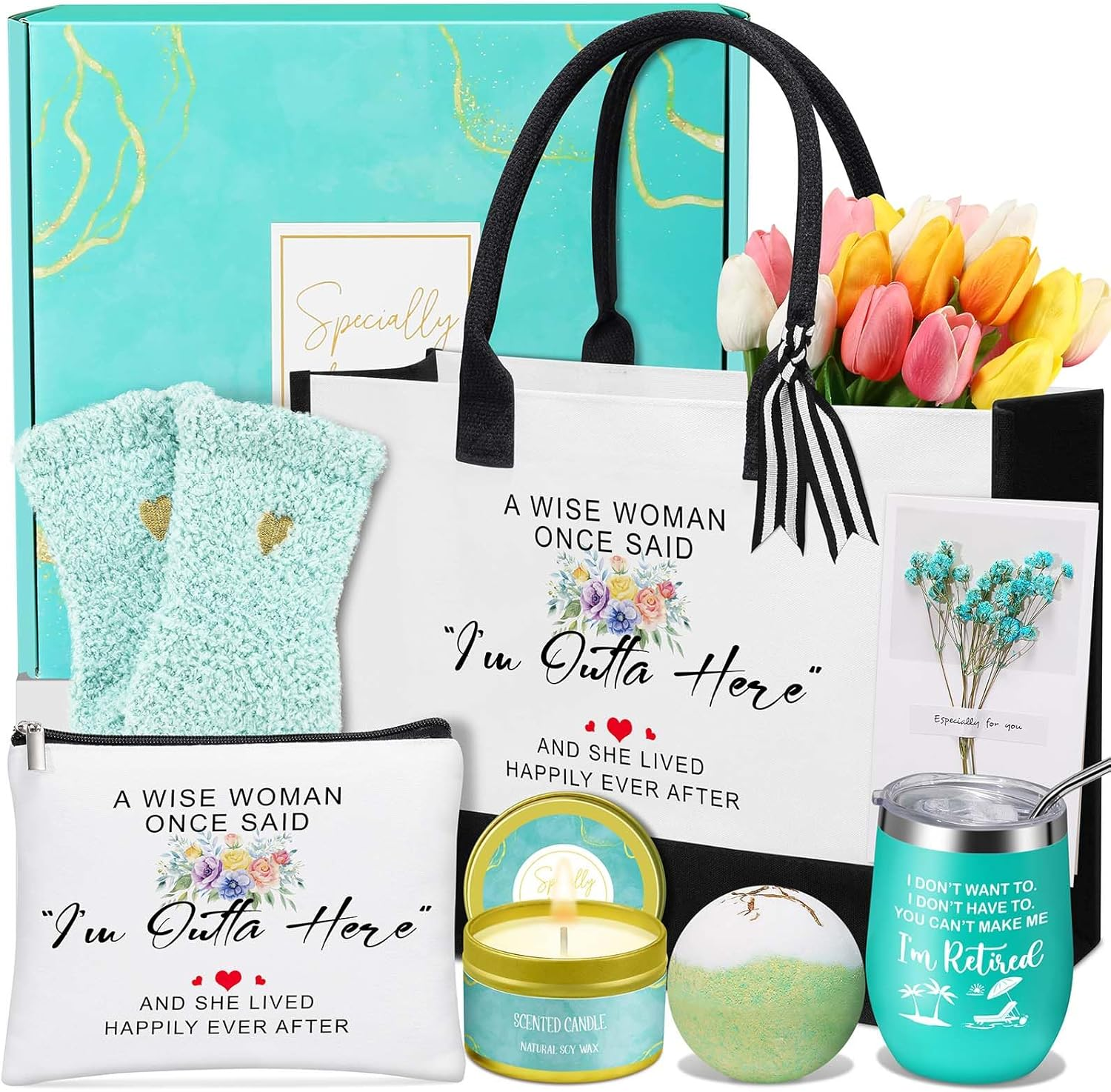 Uwingess Retirement Gift for Woman,Best Cool Retirement Gifts for Coworker Teacher Nurses Boss Friends Mom Grandma Retirees, Funny Retired Gifts image number 4