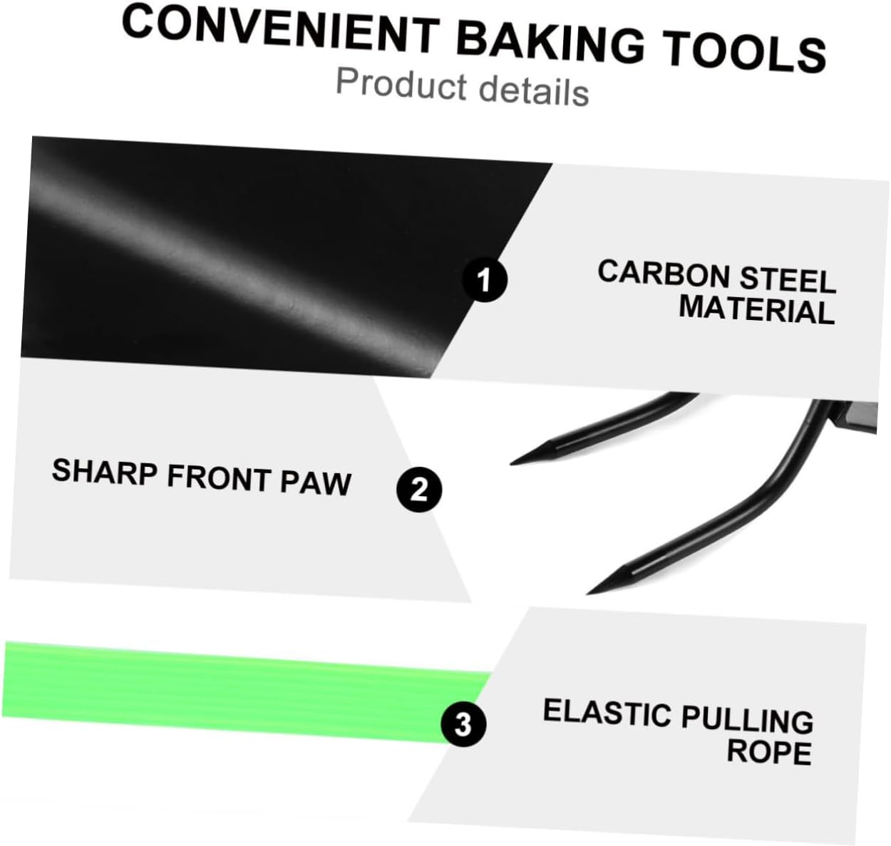 CORHAD Tree Climbing Shoes Non-Slip Spikes Carbon Steel Climbing Tool Adjustable Size for and Observation image number 1