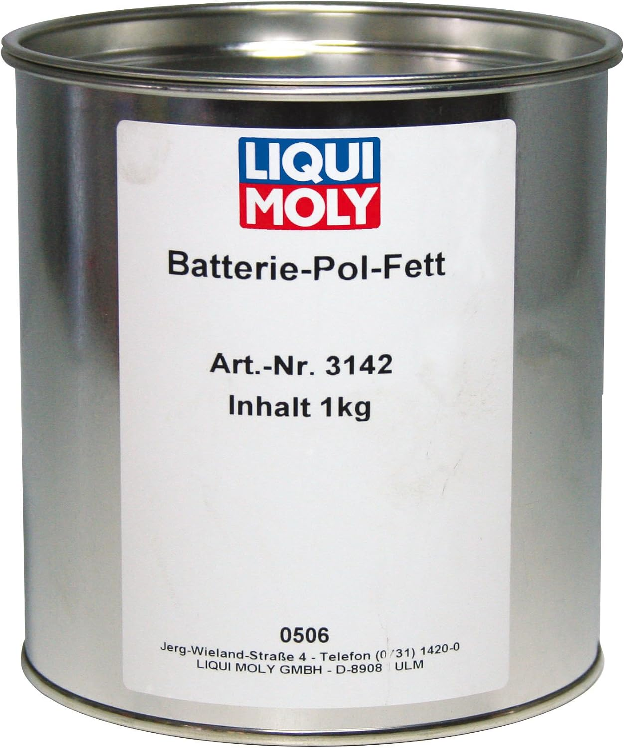 LIQUI MOLY Battery Pole Grease | 1 Kg | Calcium Grease | Grease | Item No. 3142, Colourless image number 2