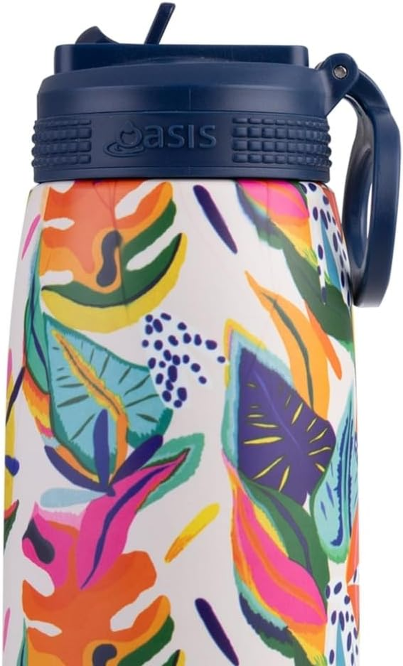 Oasis Stainless Steel Double Wall Insulated Sports Bottle W/Sipper 780Ml - Calypso Dreams