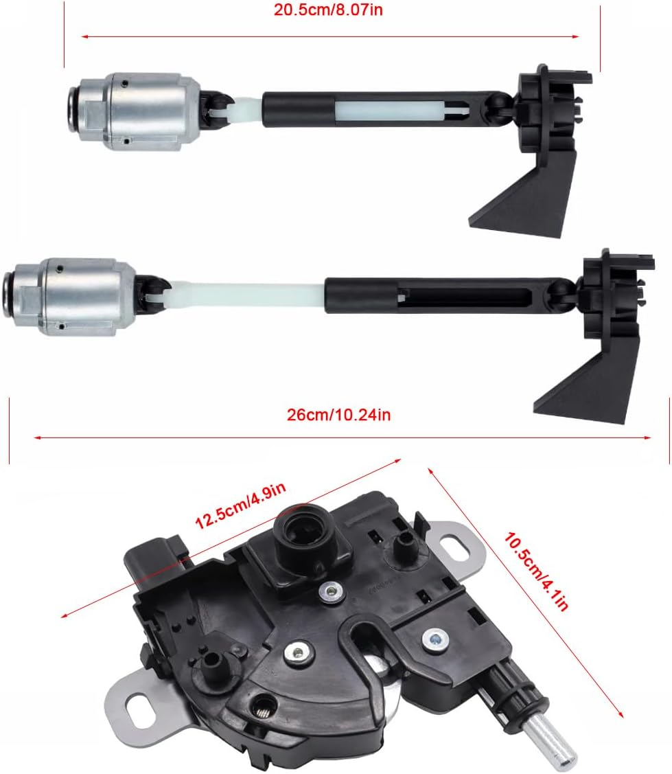 Bonnet Lock Release Hood Lock Latch Catch Block Repair Kit for Ford Focus MK2 2004-2012 Black 1355231 3M5116700BC image number 3