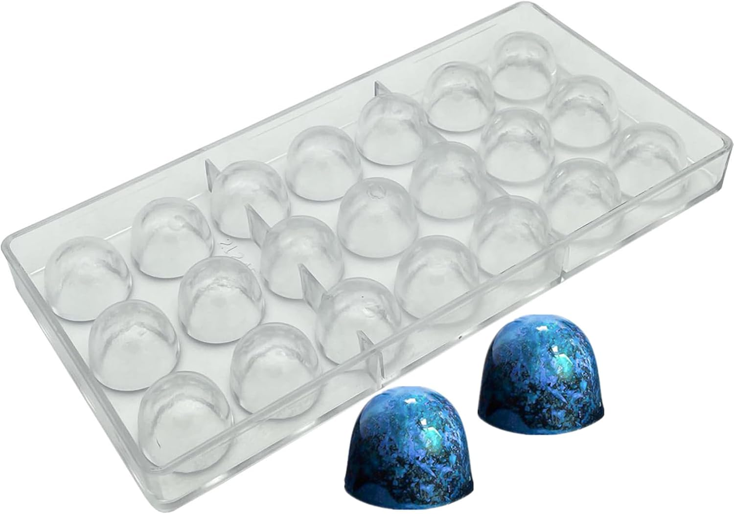 Goldbaking Bell Shape Chocolate Bonbon Mold Polycarbonate Truffle Mould Homemade Chocolates Covered Candy DIY Tool image number 6