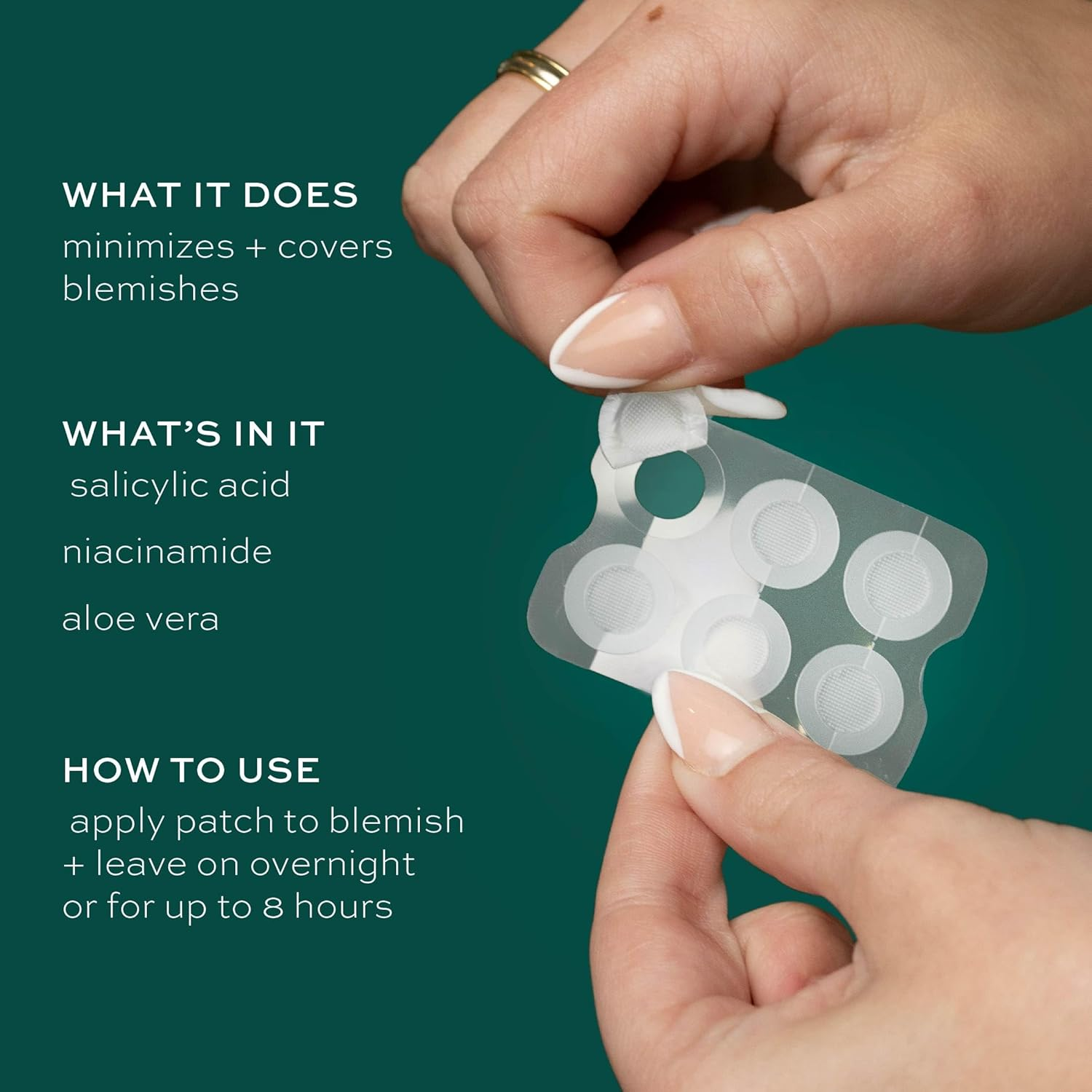 Microneedle Blemish Patches by ITK for Women - 6 Count Patches