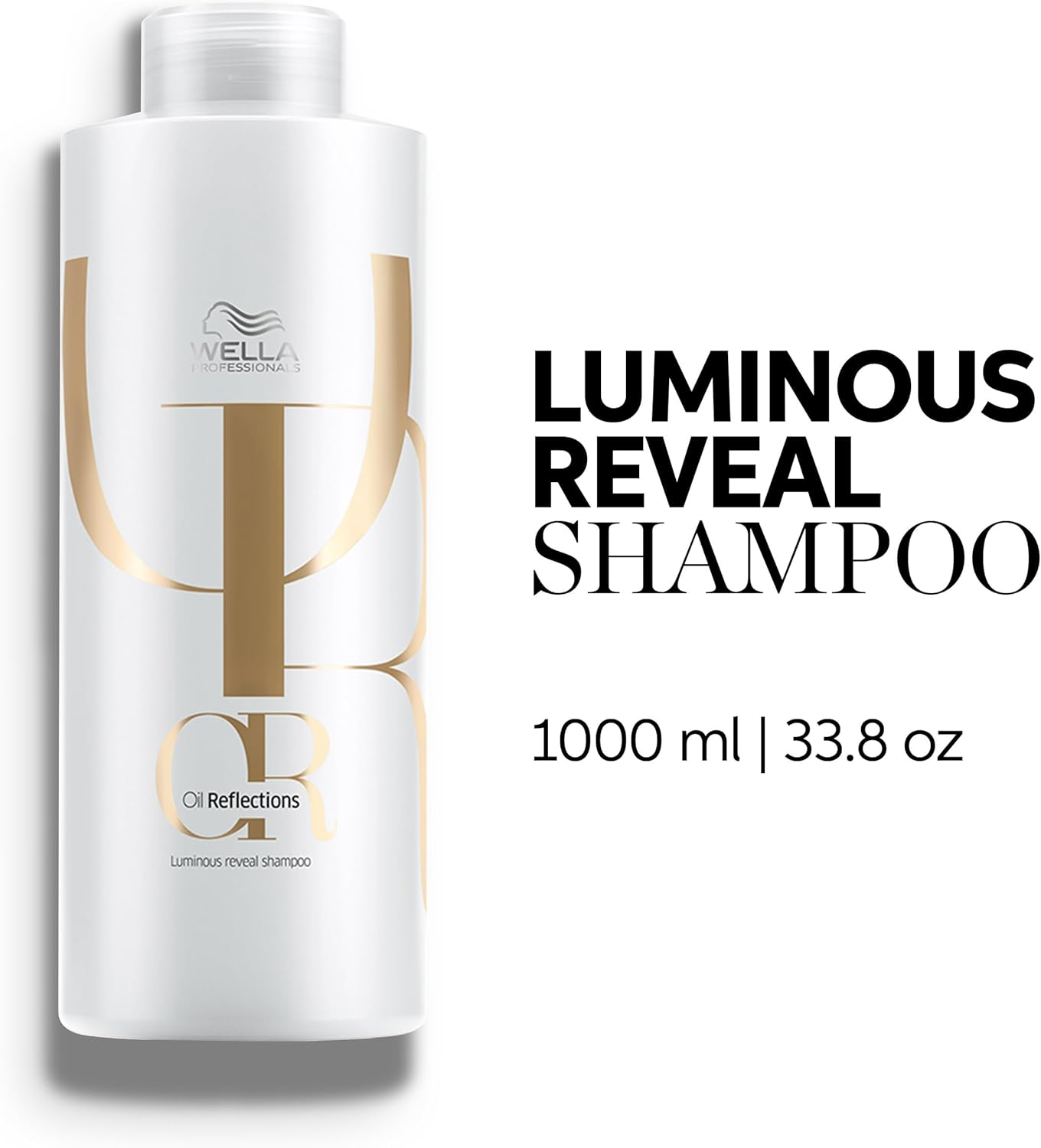 Wella Professionals Oil Reflections Luminous Reveal Shampoo | Nourishing Botanical Oils for Soft, Smooth Hair with Shine | 33.8 Fl Oz