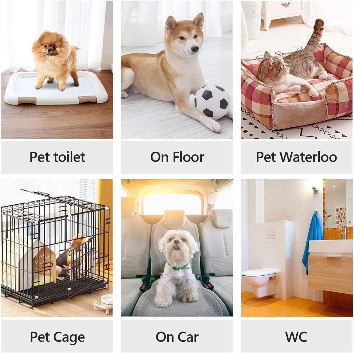 Dog Pee Pads, Disposable Ultra Absorbent Puppy Pads, Super Absorbent & Leak-Proof Puppy Bed Pads for Small Medium Large Dogs (50, 45*60Cm) image number 3