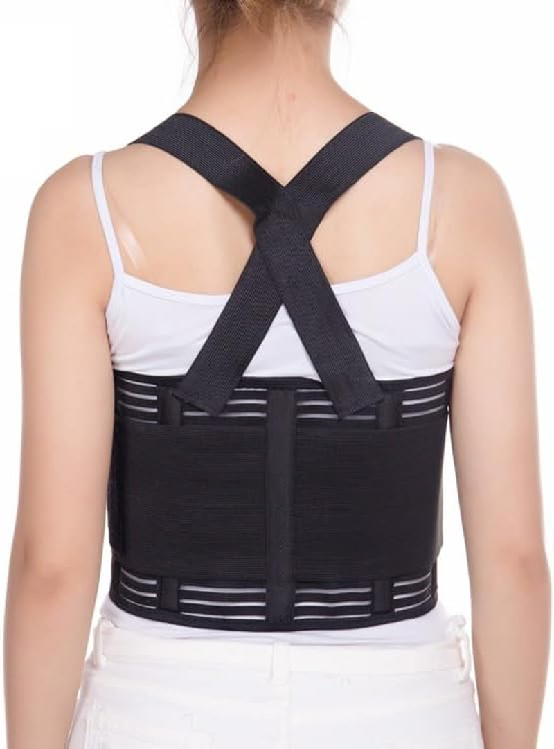 Rib and Chest Support Brace, Broken Rib Brace, Breathable Rib Belt for Sore or Bruised Ribs Support, Sternum Injuries, Dislocated Ribs Protection, Pulled Muscle Pain image number 3