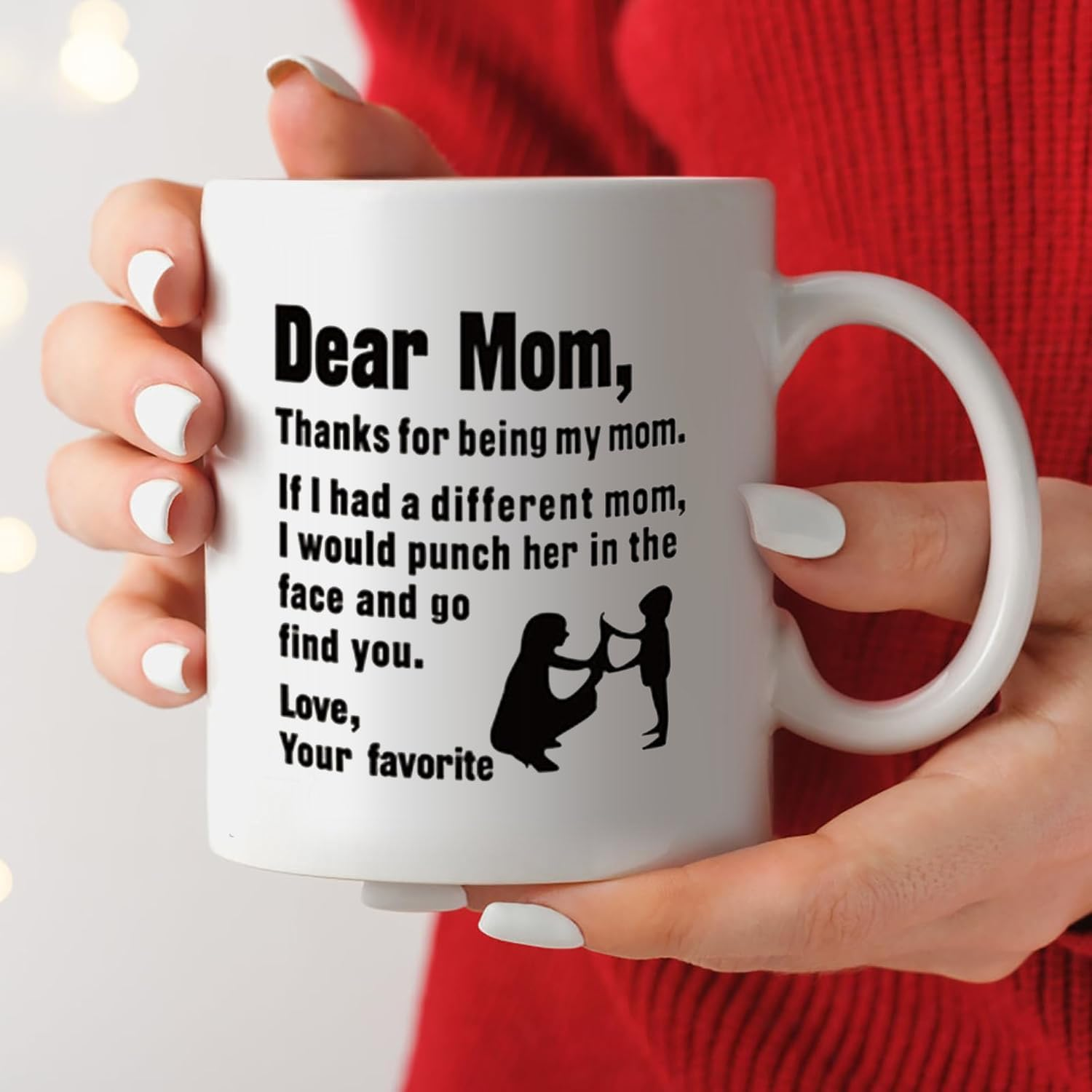 Mom Mug Mothers Day Gifts from Daughter and Son, Dear Mom Coffee Mug, Mother'S Day Mugs from Kids, Mother'S Day for Moms from Daughter, Son, Funny Gift, for Moms Who Have Everything image number 6