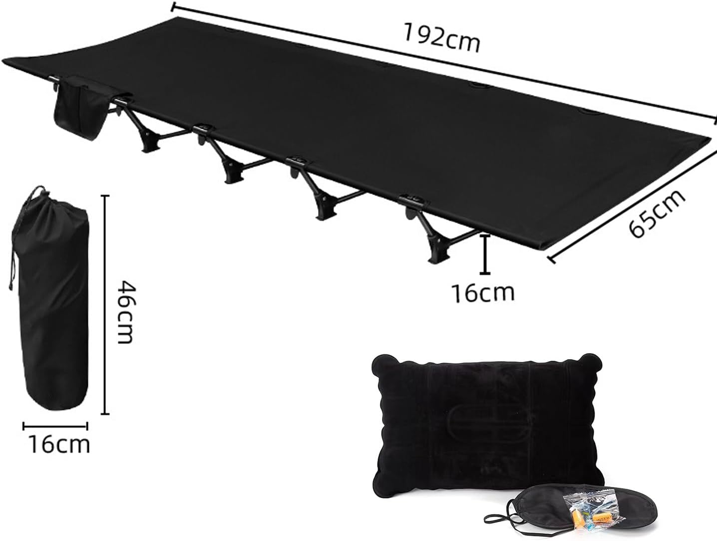 Camping Cot Lightweight Cot Ultralight Folding Backpacking Sleeping Platform: Effortless Set - up for Outdoor Travel, Camping & Hiking Adventures image number 2