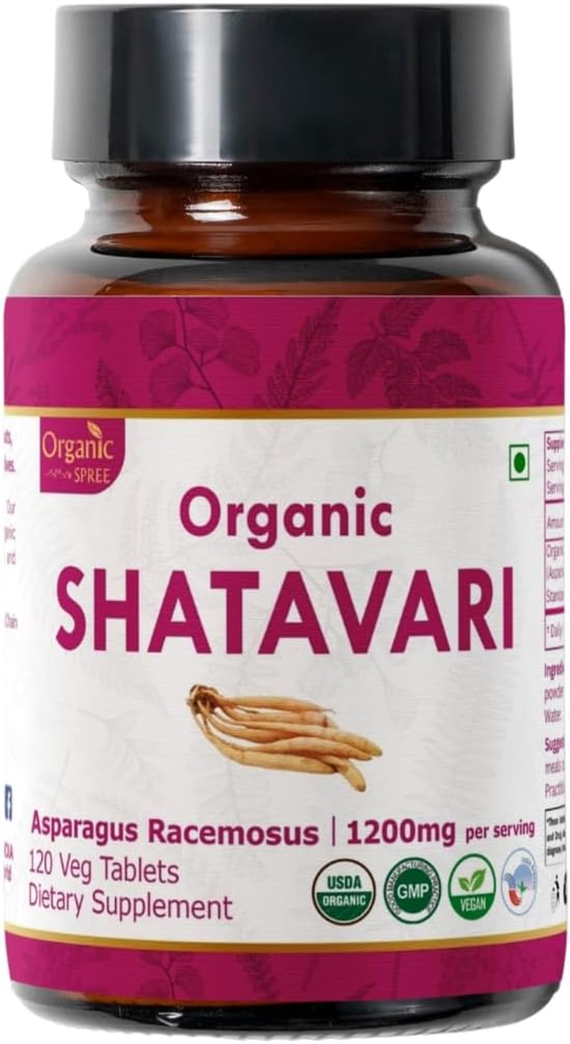 Shatavari 120 Tablets | Asparagus Racemosus (Shatavari) | USDA Organic Certified | Organic and Natural 120Tab image number 4