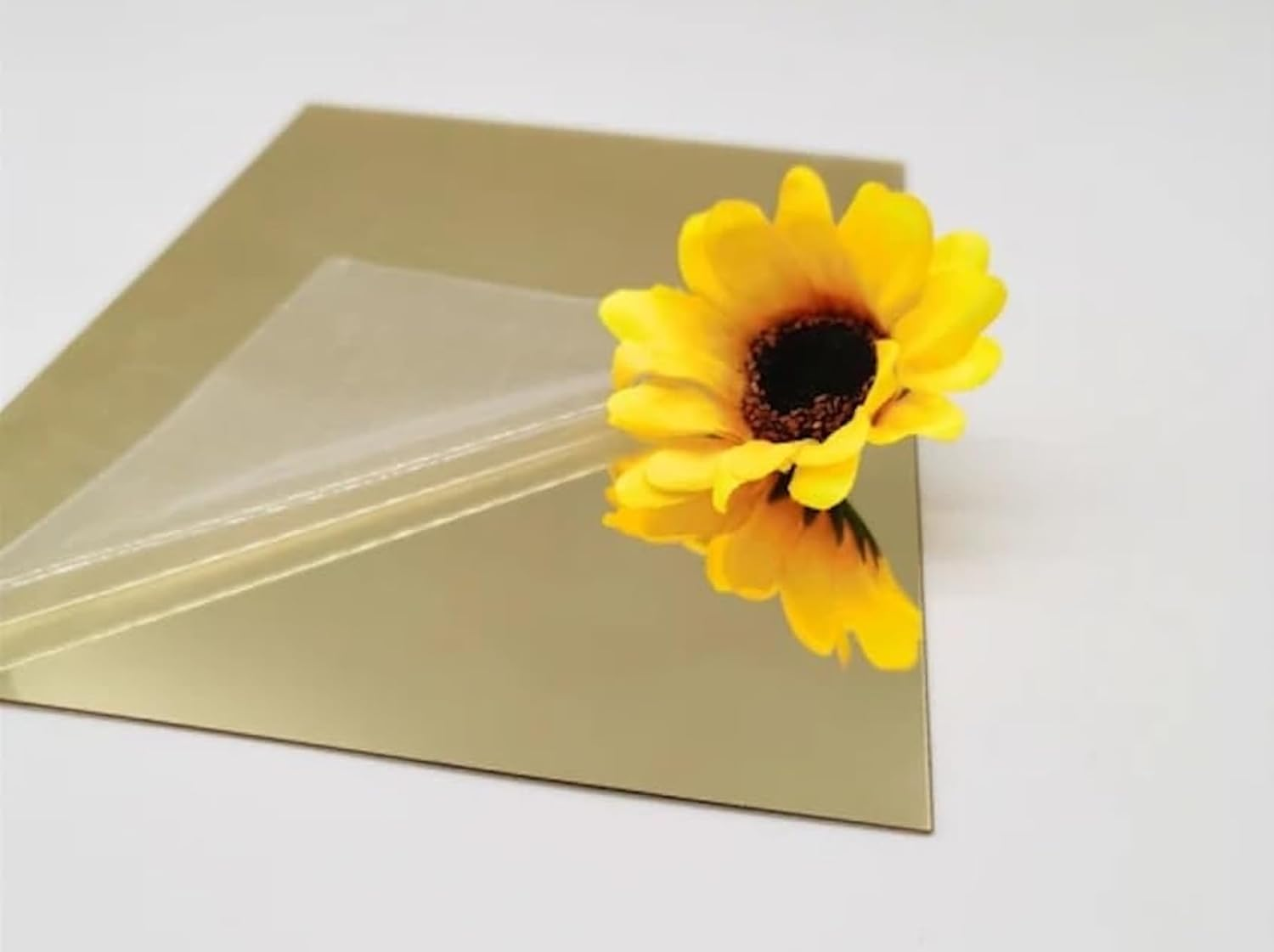 Generic Gold Mirror A3 Size Acrylic Mirror Sheet, 297X420Mm, 3Mm Thickness image number 2