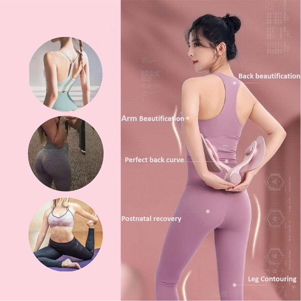 Upgraded Thigh Master, Kegel Exerciser Trainer Pelvic Floor Muscle Medial Exerciser Hip Muscle Inner Thigh Trainer Correction Beautiful Buttocks for Women image number 1